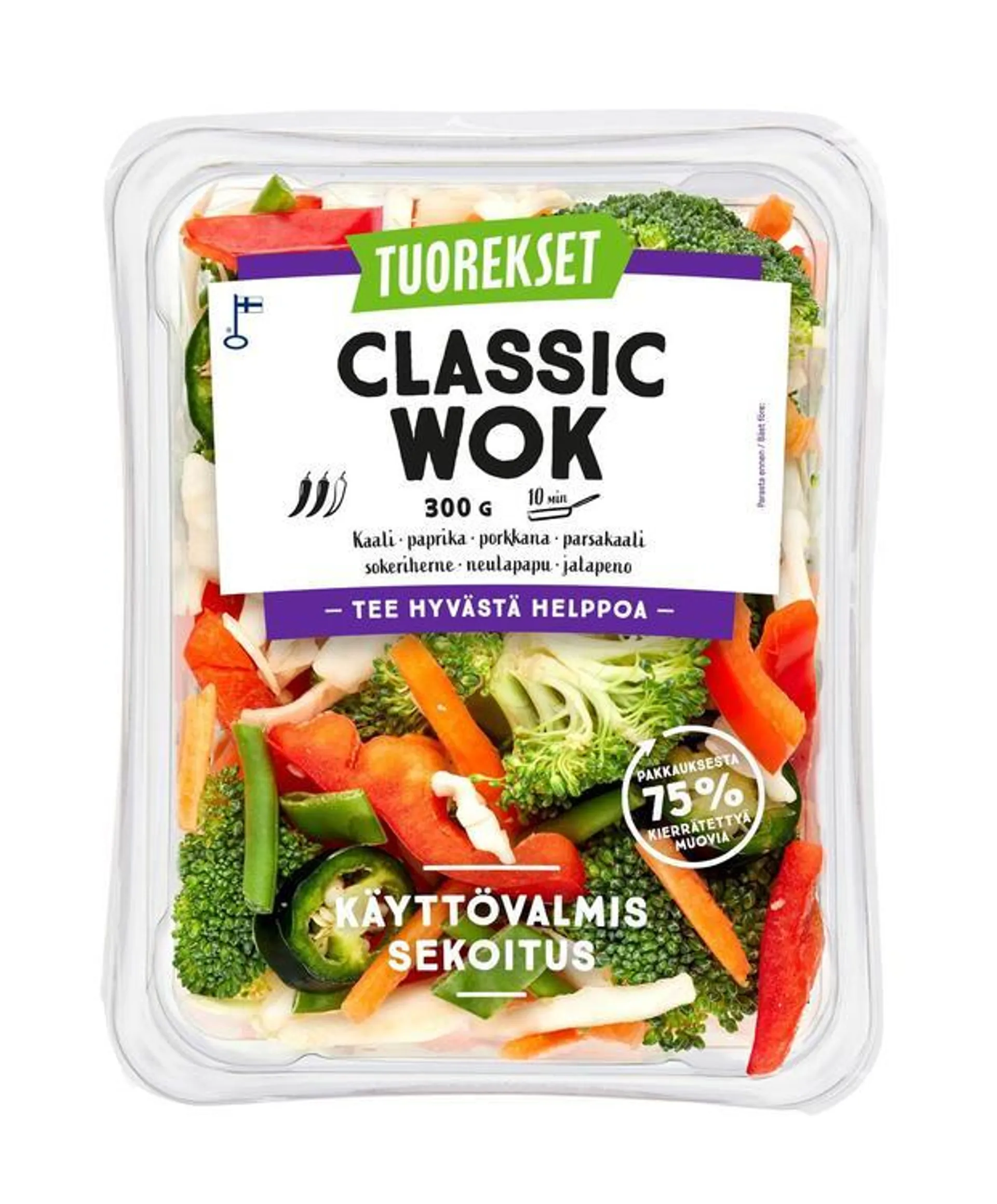 Tuorekset Classic Wok kasvissekoitus 300g