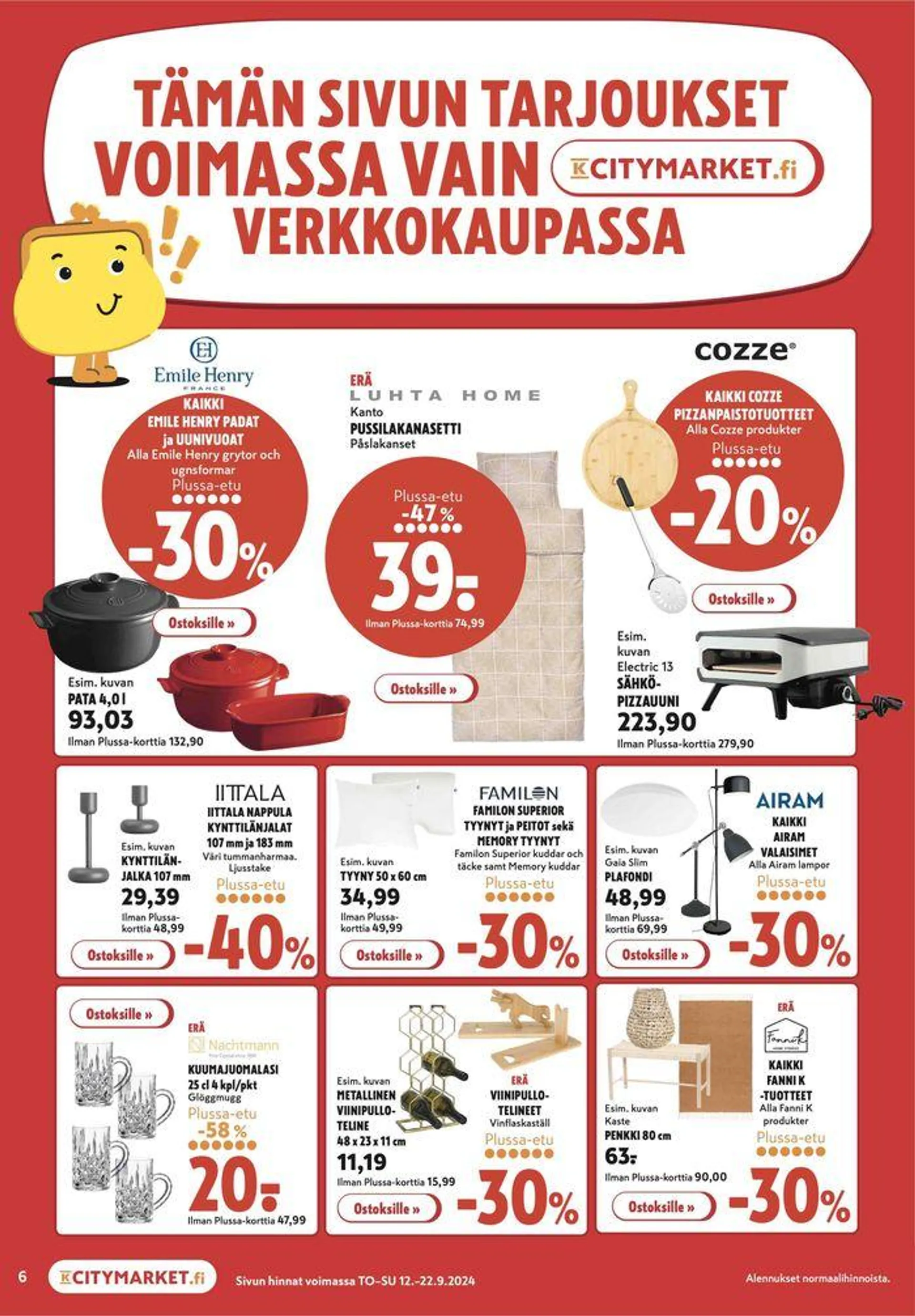 K-citymarket tarjoukset voimassa alkaen 19. syyskuuta - 3. lokakuuta 2024 - Tarjouslehti sivu 6