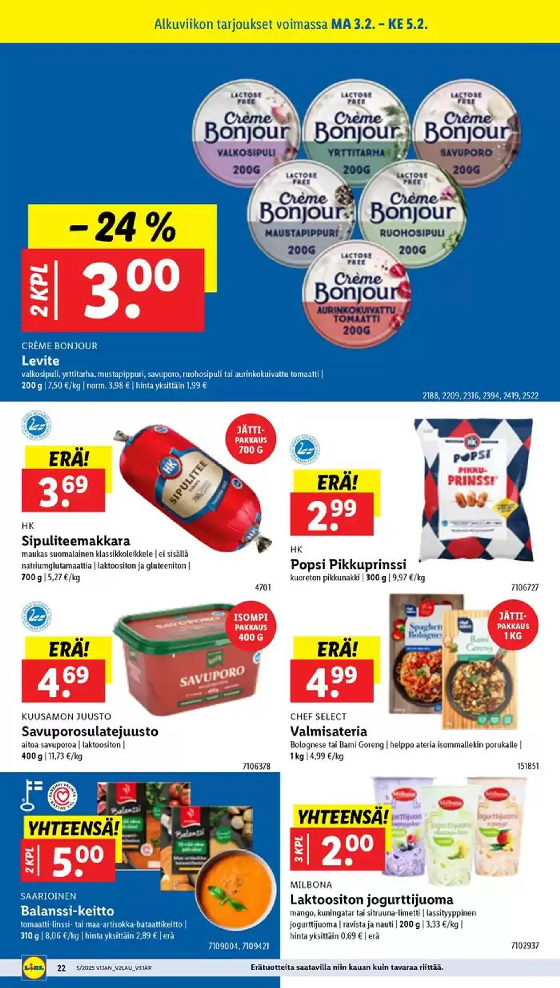 Lidl tarjoukset voimassa alkaen 27. tammikuuta - 5. helmikuuta 2025 - Tarjouslehti sivu 24