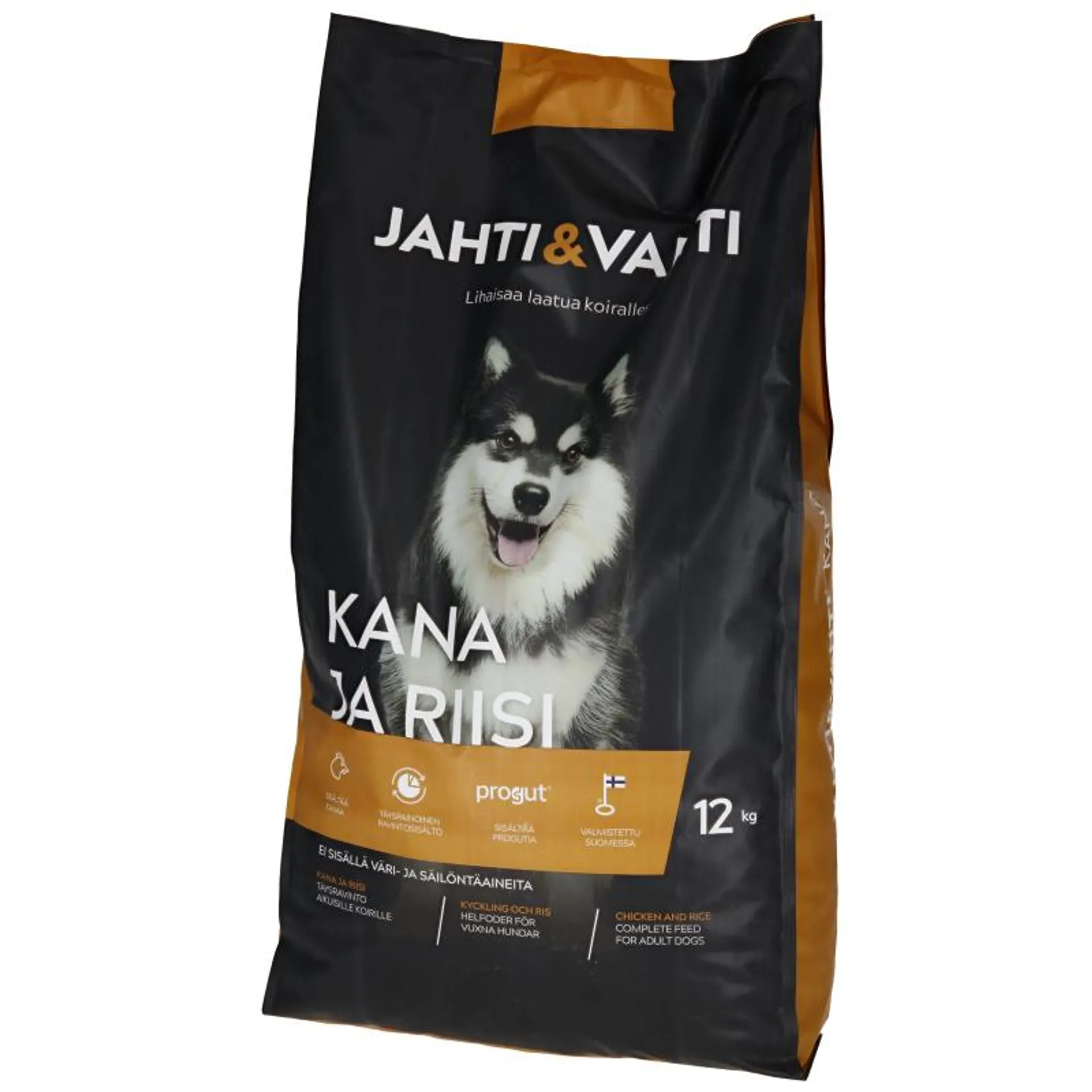 Koiranruoka Jahti&Vahti 12 kg kana ja riisi