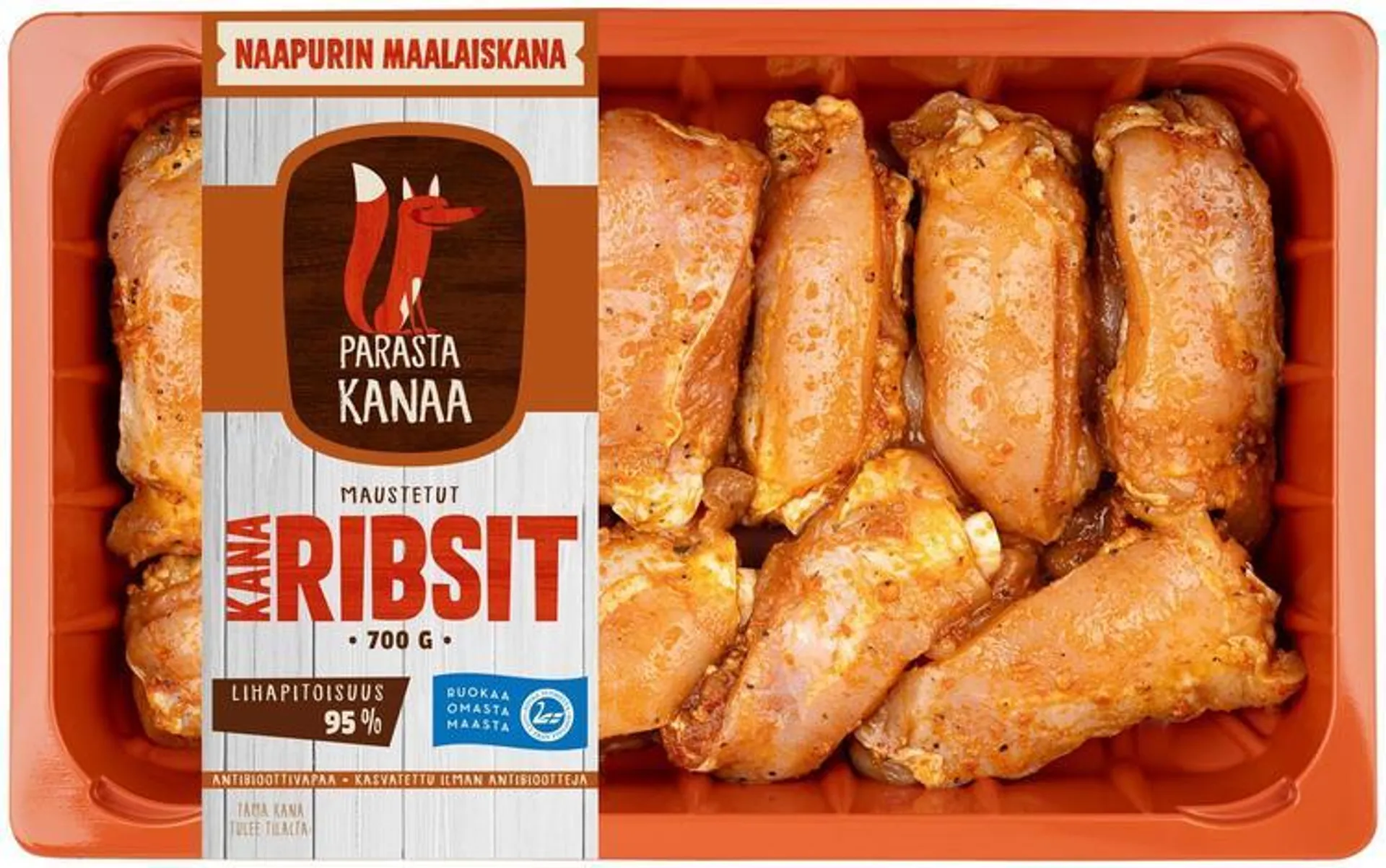 Naapurin Maalaiskanan kanaribsit, maustettu 700g