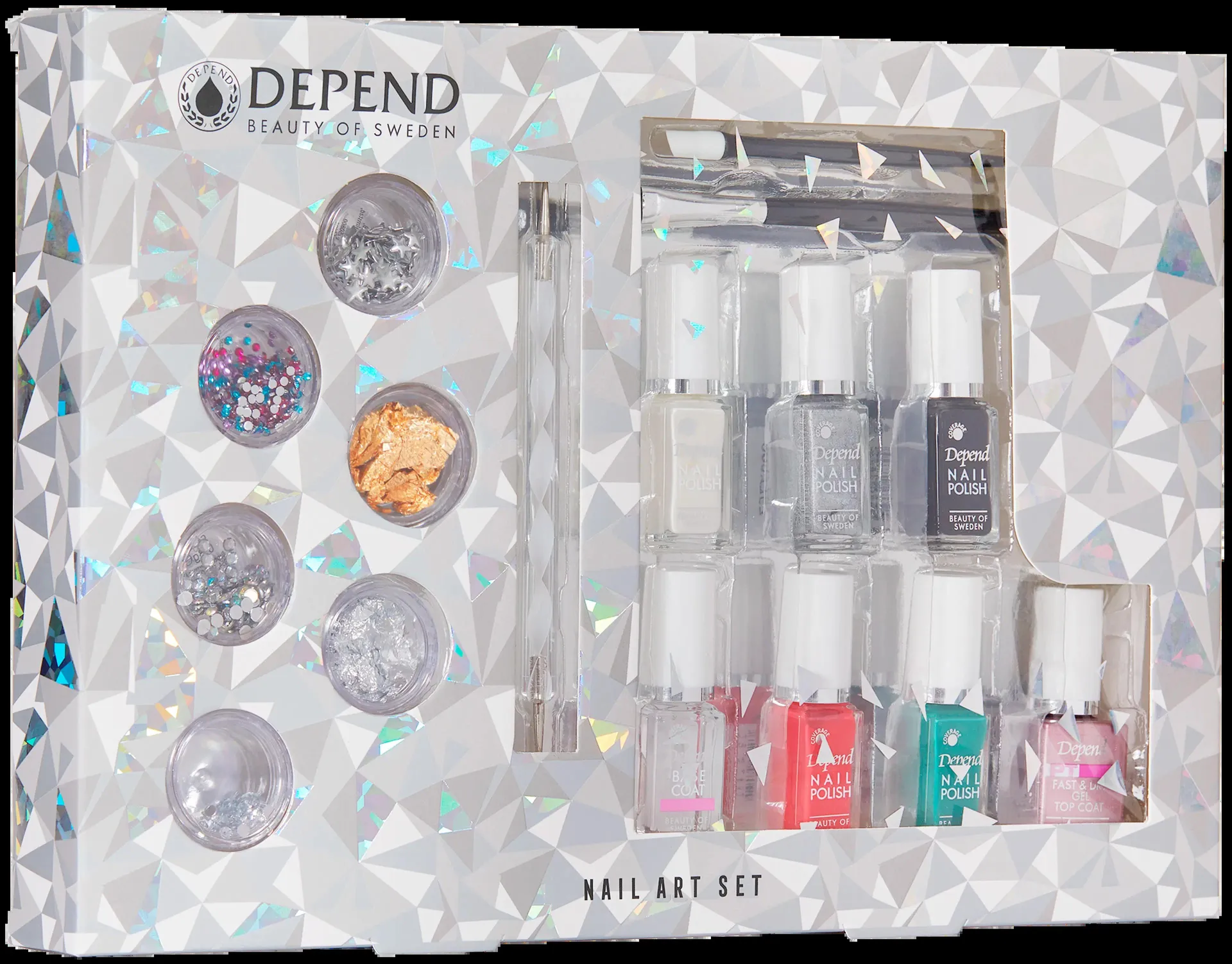 Depend nail decoration kit -kynsien koristelusetti