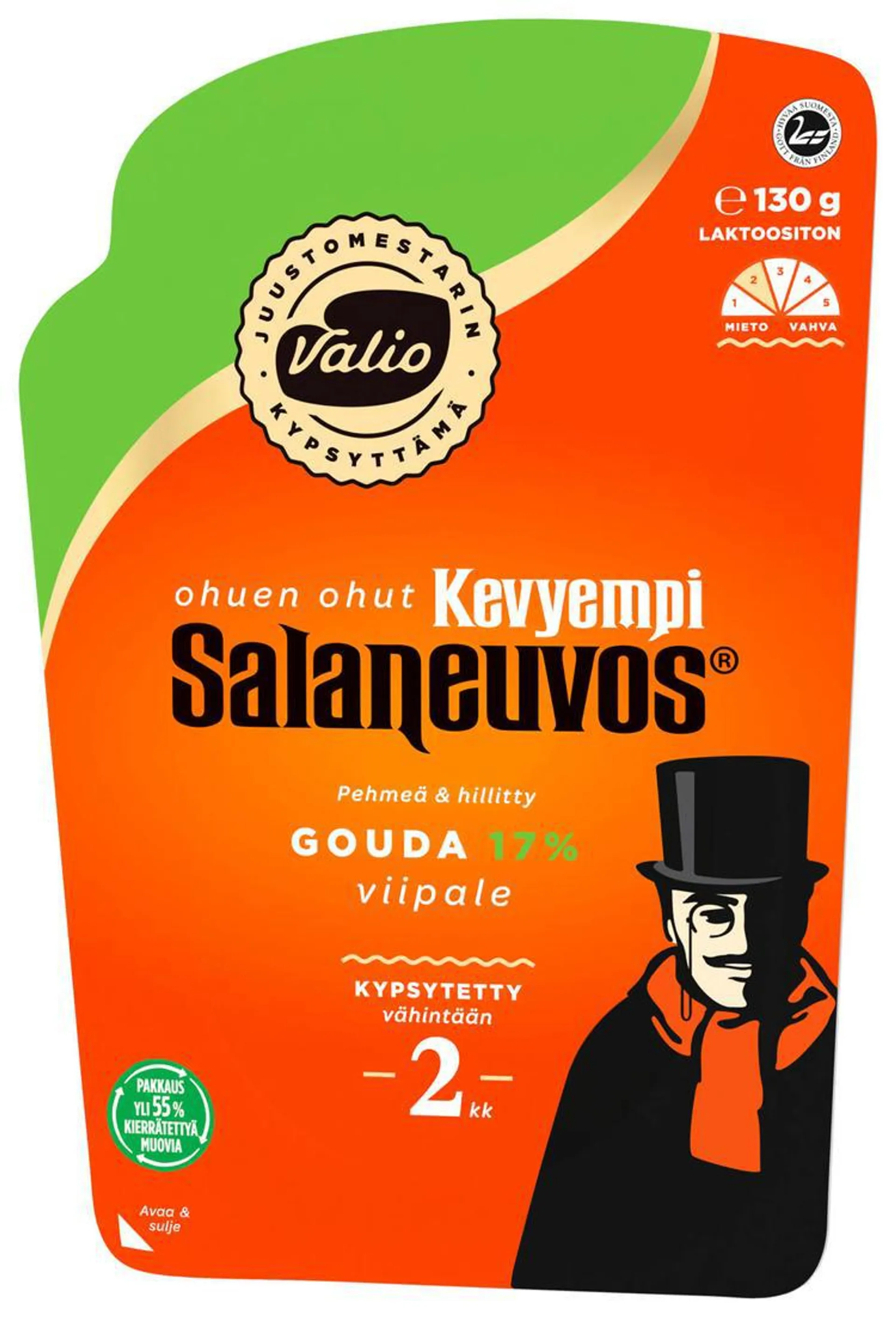 Valio Salaneuvos® 17 % ohuen ohut e130 g viipale