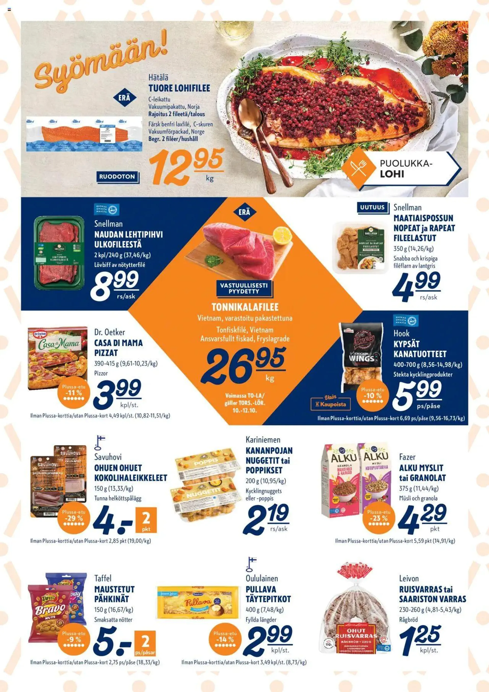 K-Supermarket tarjoukset voimassa alkaen 10. lokakuuta - 13. lokakuuta 2024 - Tarjouslehti sivu 3