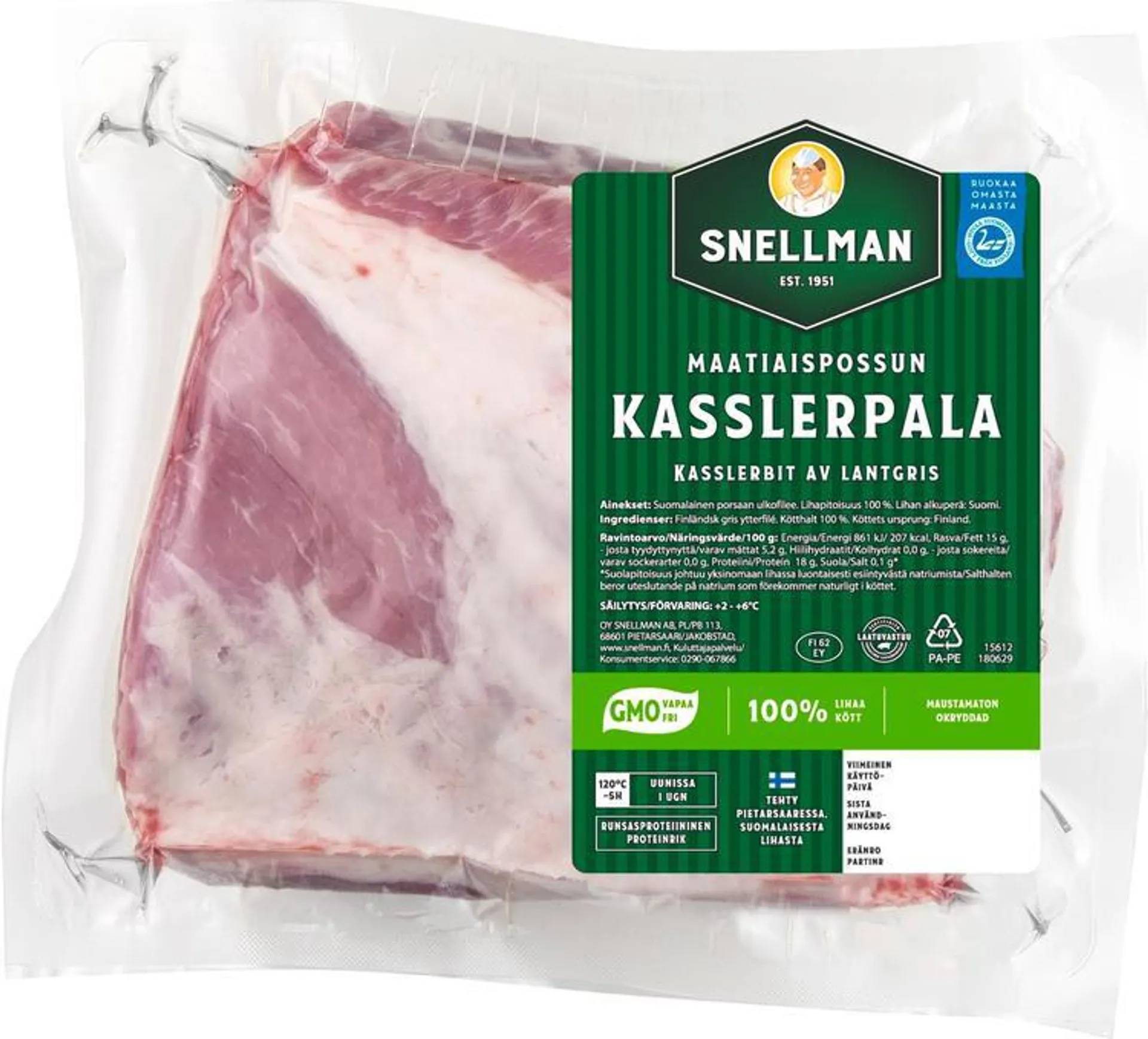 Snellman Maatiaispossun kasslerpala n1,5kg