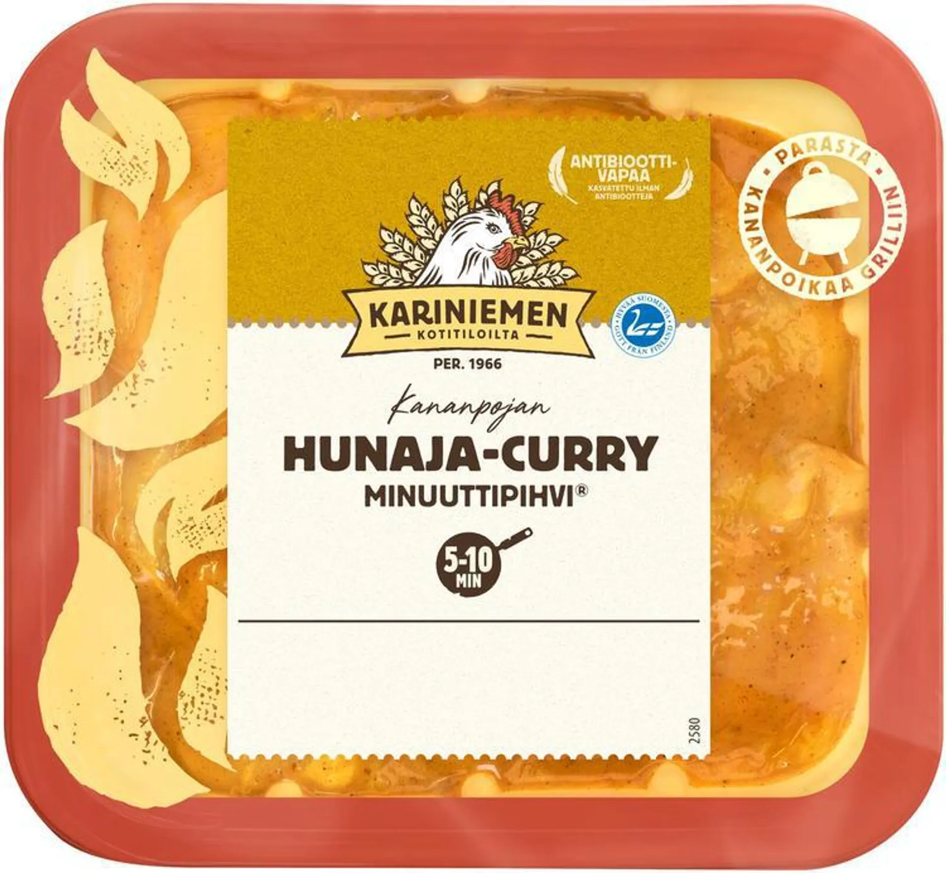 Kariniemen Kananpojan Minuuttipihvi hunaja-curry 370 g