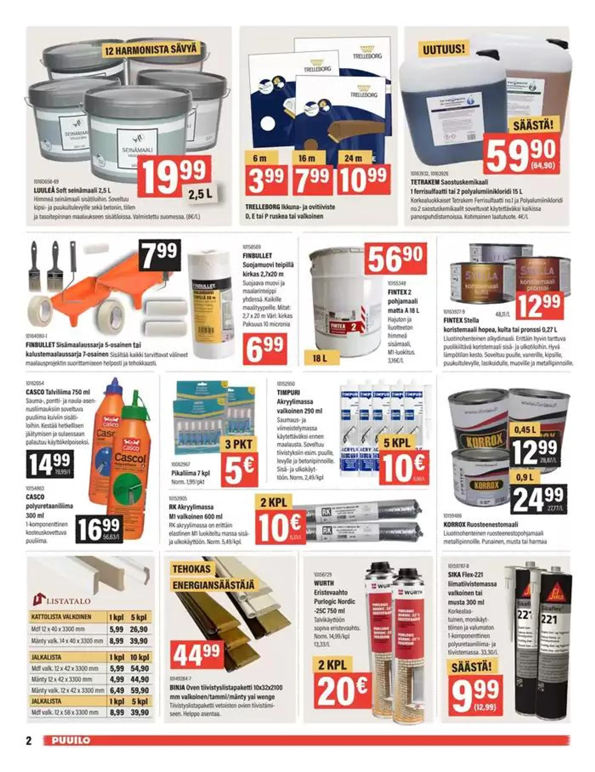 Puuiloa kaikkeen arkeen voimassa alkaen 6. tammikuuta - 13. tammikuuta 2025 - Tarjouslehti sivu 8
