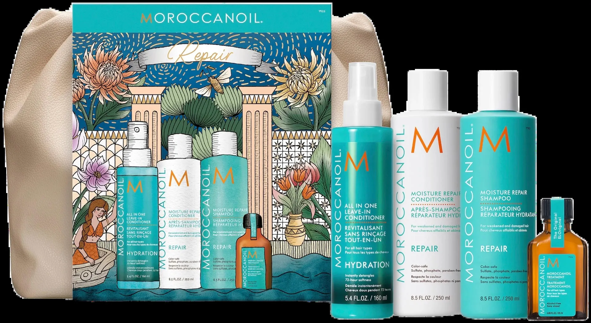 Moroccanoil A Festive Fairytale - Moisture Repair lahjapakkaus