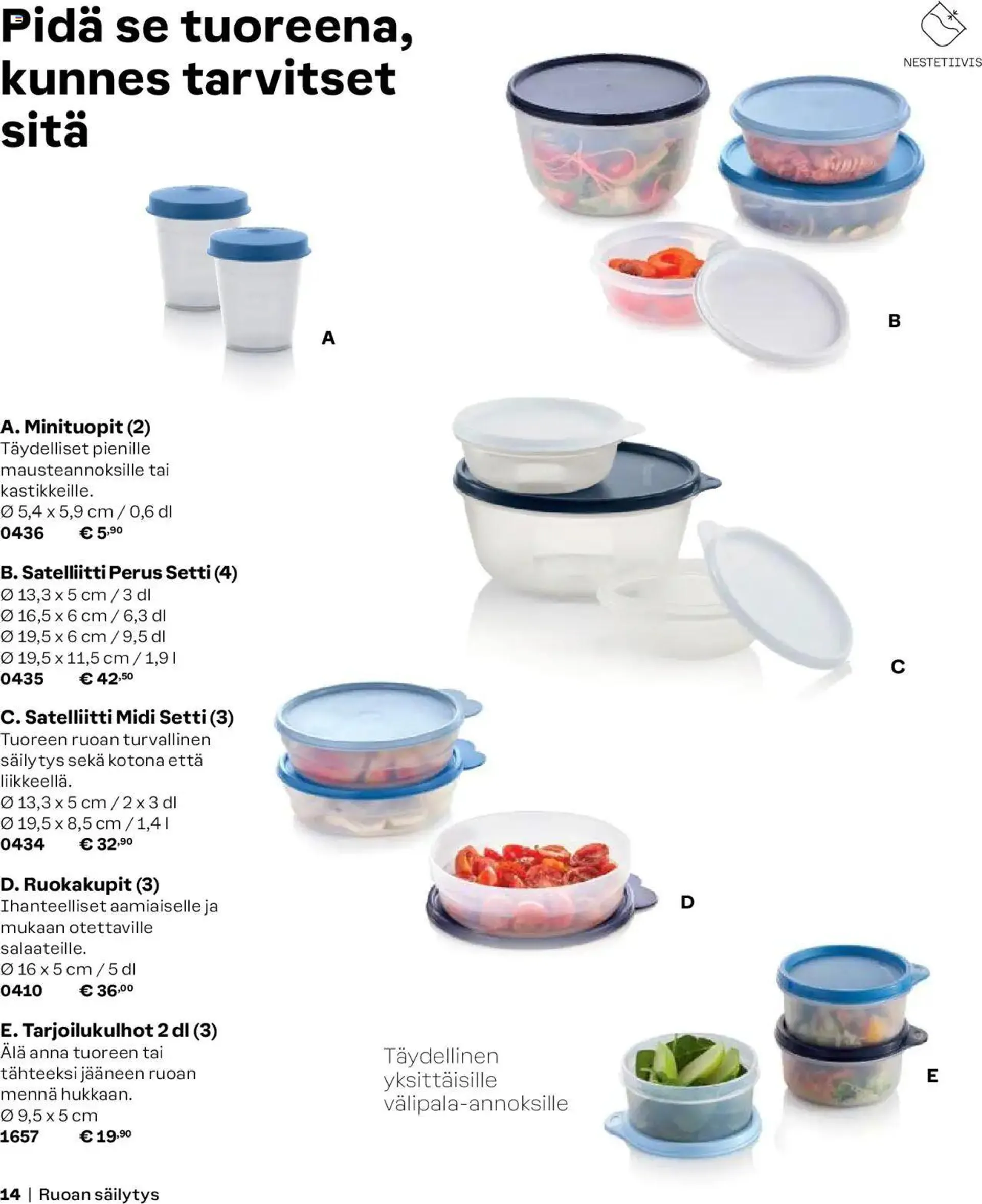 Tupperware tarjoukset - Syksy/Talvi 2024/25 voimassa alkaen 1. syyskuuta - 31. tammikuuta 2025 - Tarjouslehti sivu 14