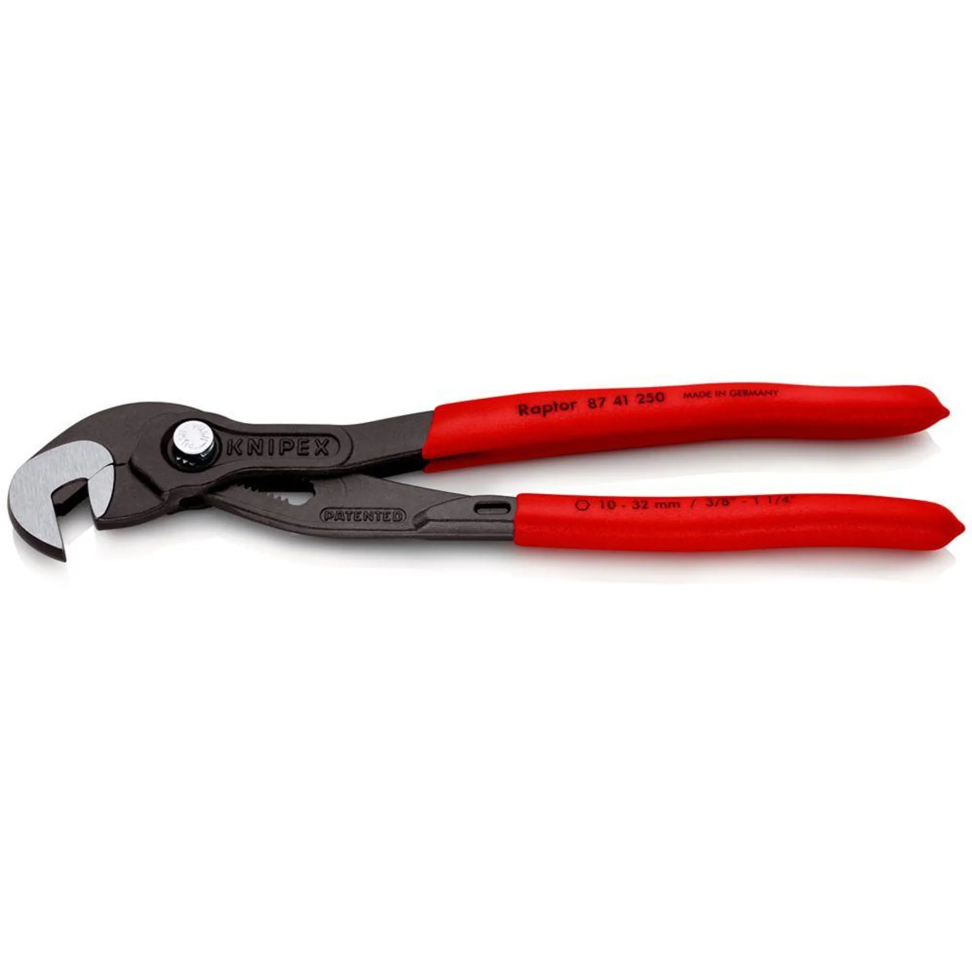 Knipex® 87 41 250 siirtoleukapihdit/mutteripihdit 10-32 mm