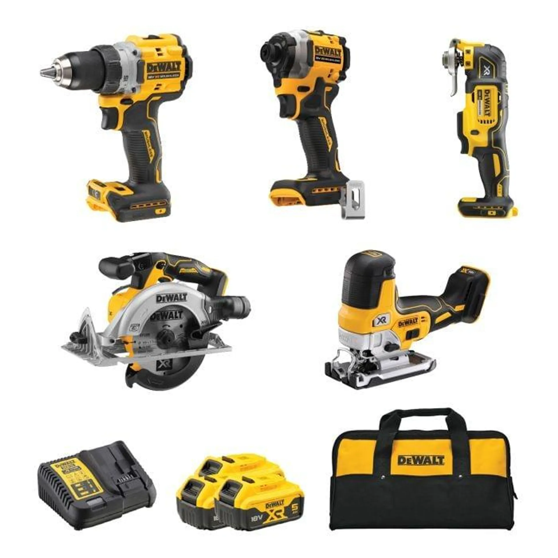 Akkukonesarja DeWalt DCK502P3-QW