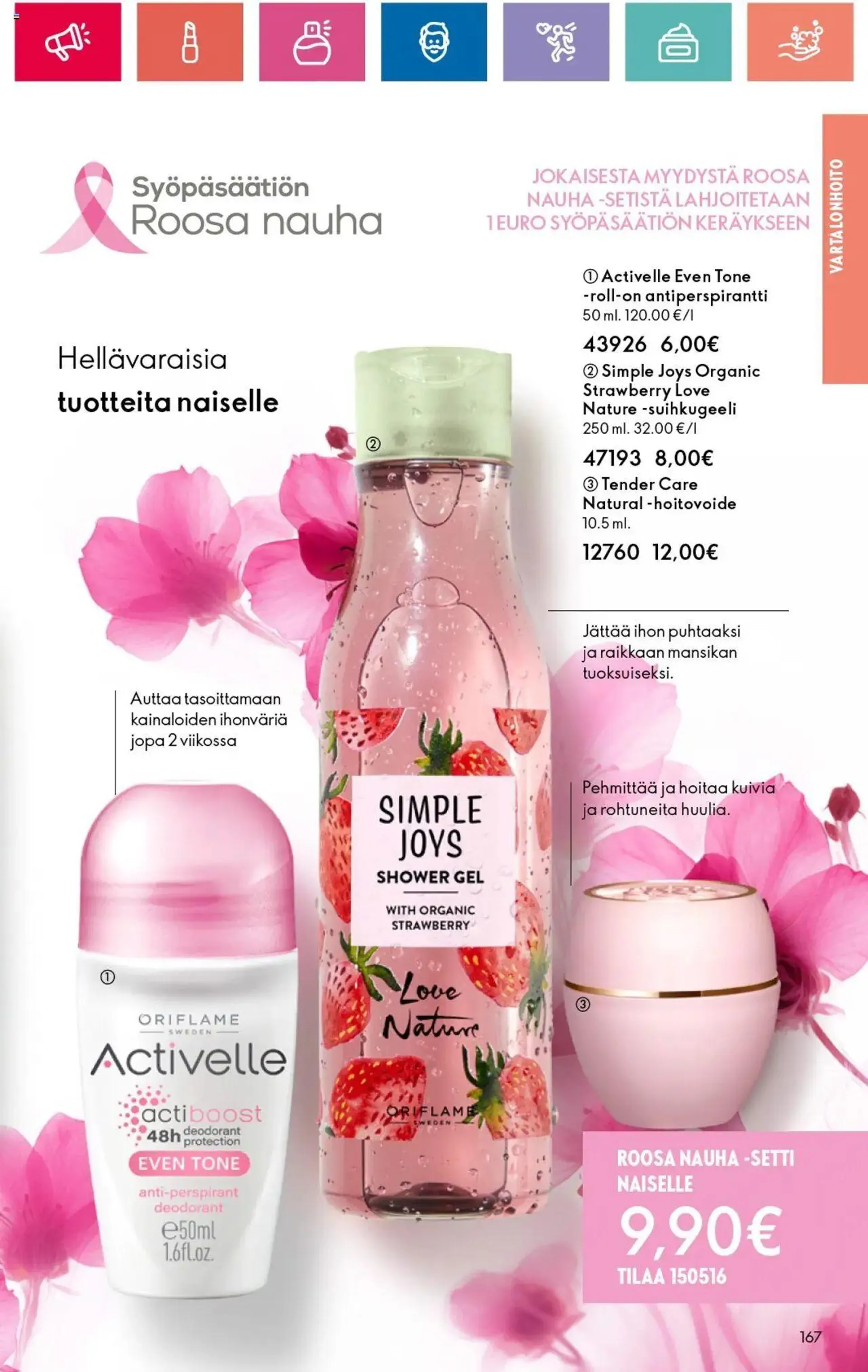 Oriflame Esite 13 voimassa alkaen 12. syyskuuta - 2. lokakuuta 2024 - Tarjouslehti sivu 167