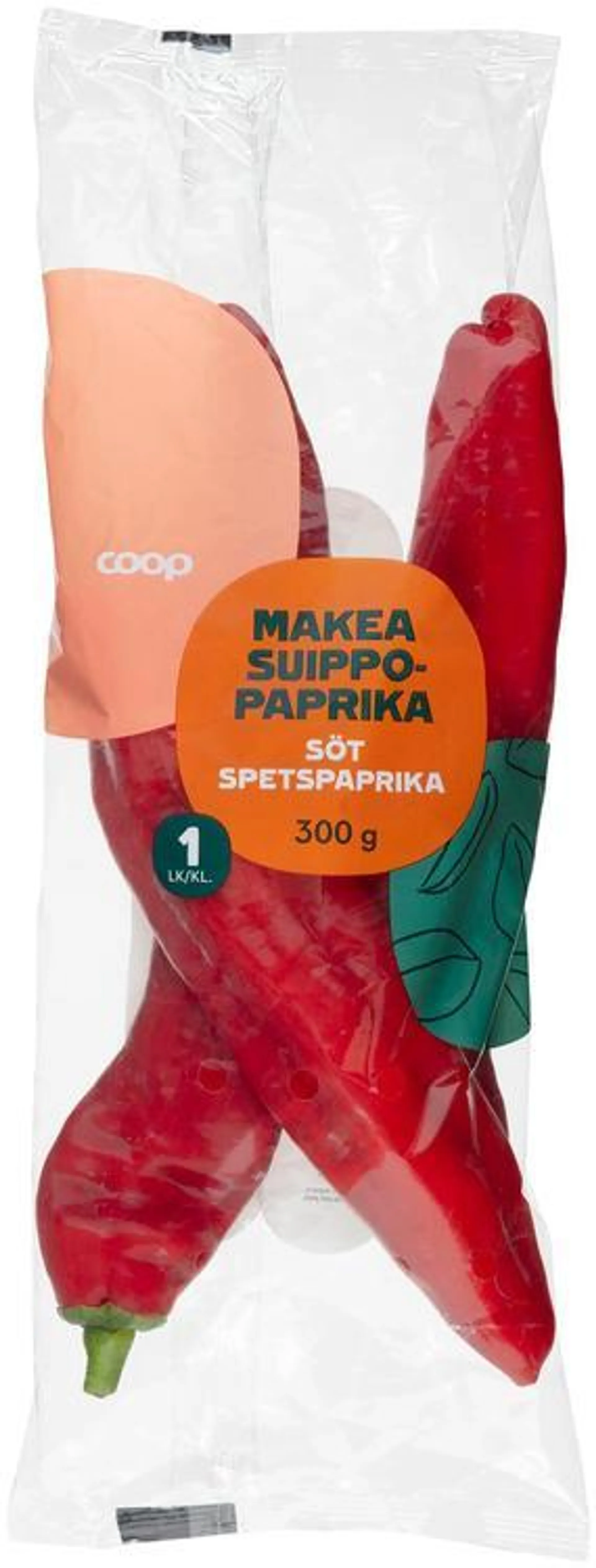 COOP Makea suippopaprika 300g Espanja