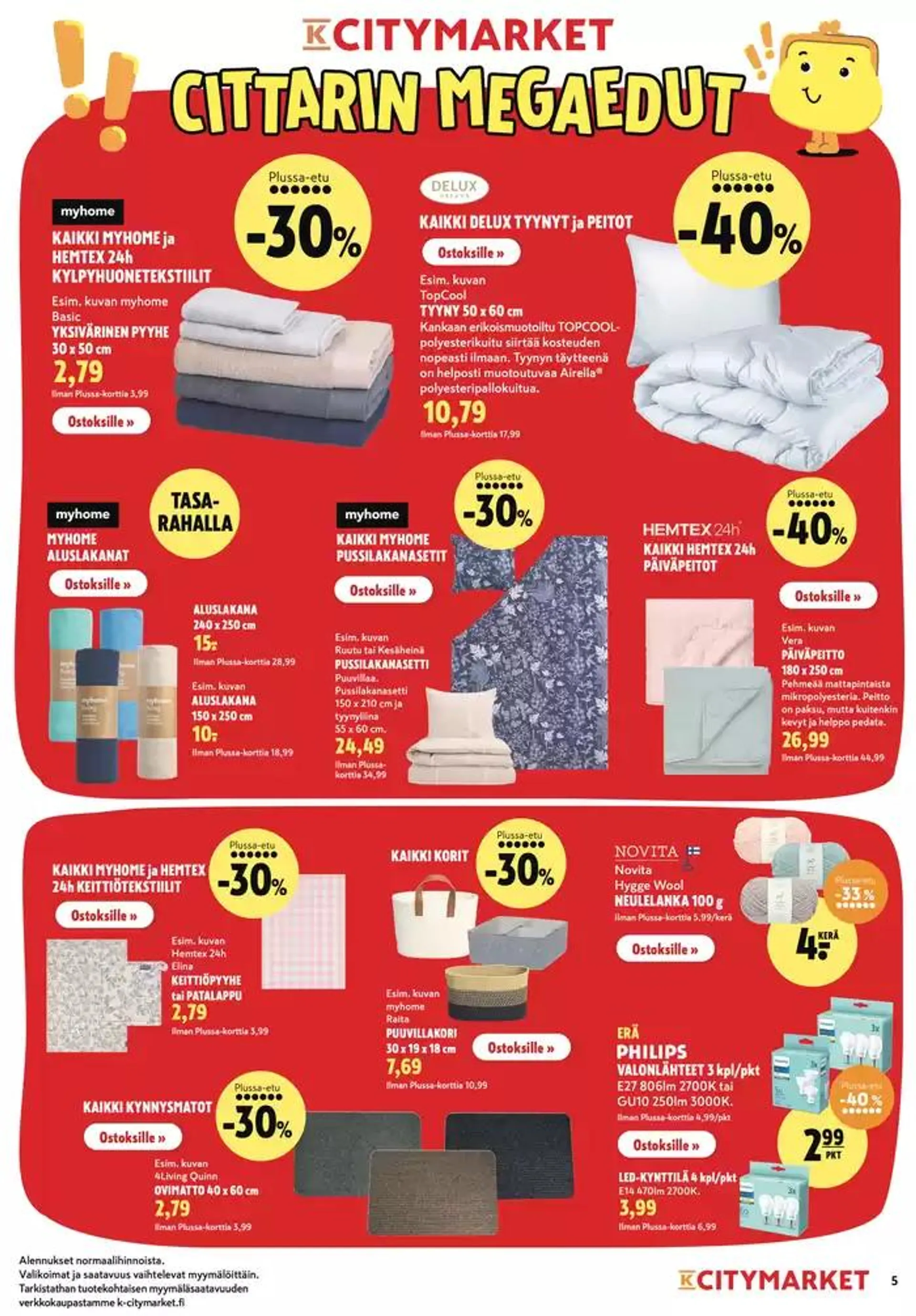 K-citymarket tarjoukset voimassa alkaen 23. tammikuuta - 6. helmikuuta 2025 - Tarjouslehti sivu 5