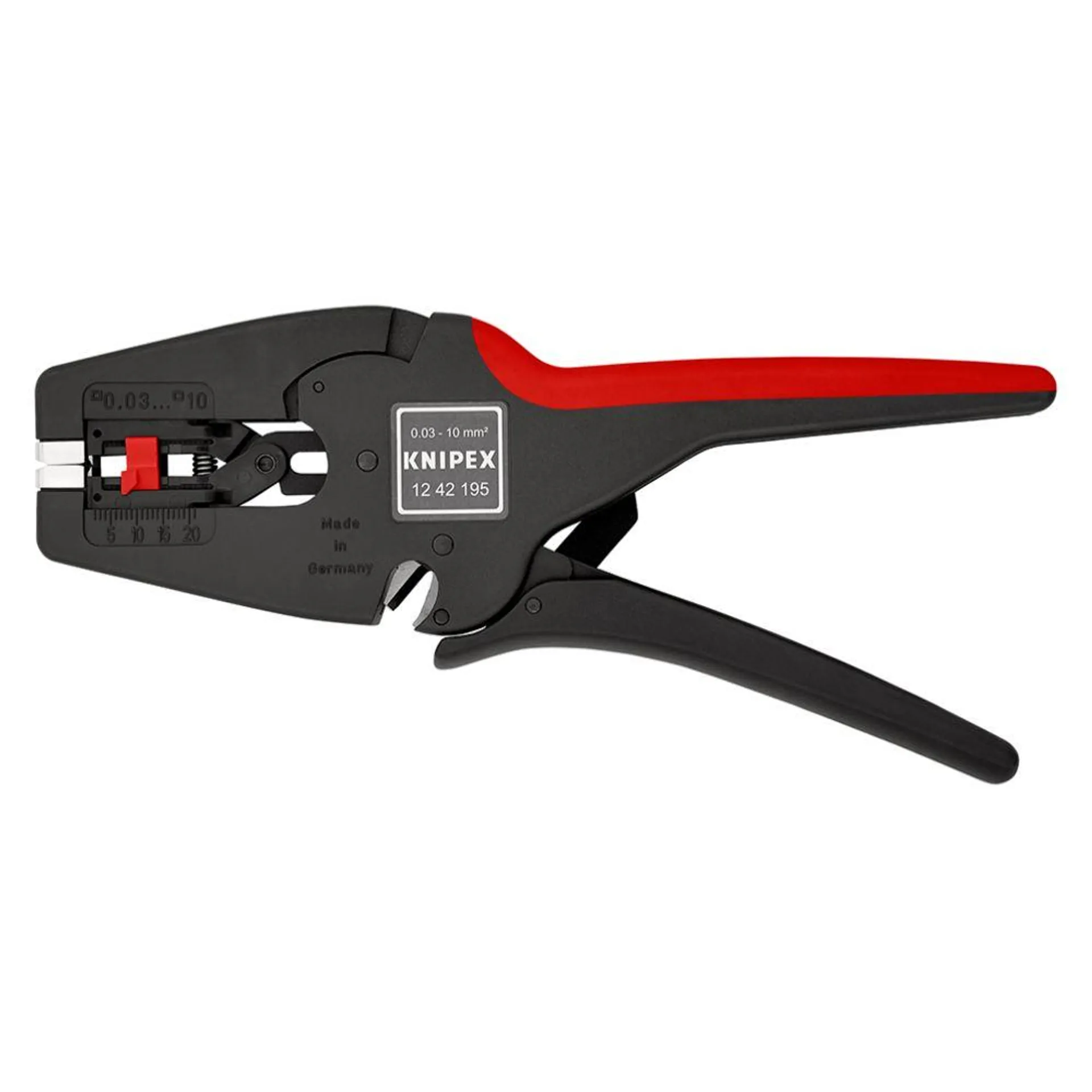 Knipex® 12 42 195 SB kaapelin kuorintapihdit automaattisäädöllä 0,03 - 10,0 mm²