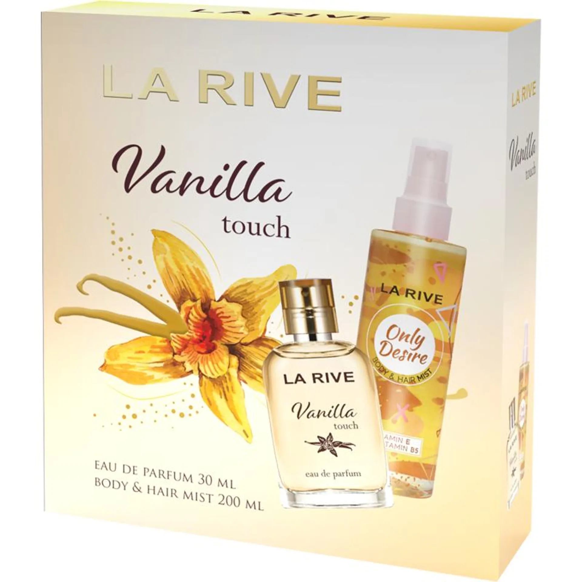 Lahjapakkaus La Rive Vanilla Touch EdP + Body Mist