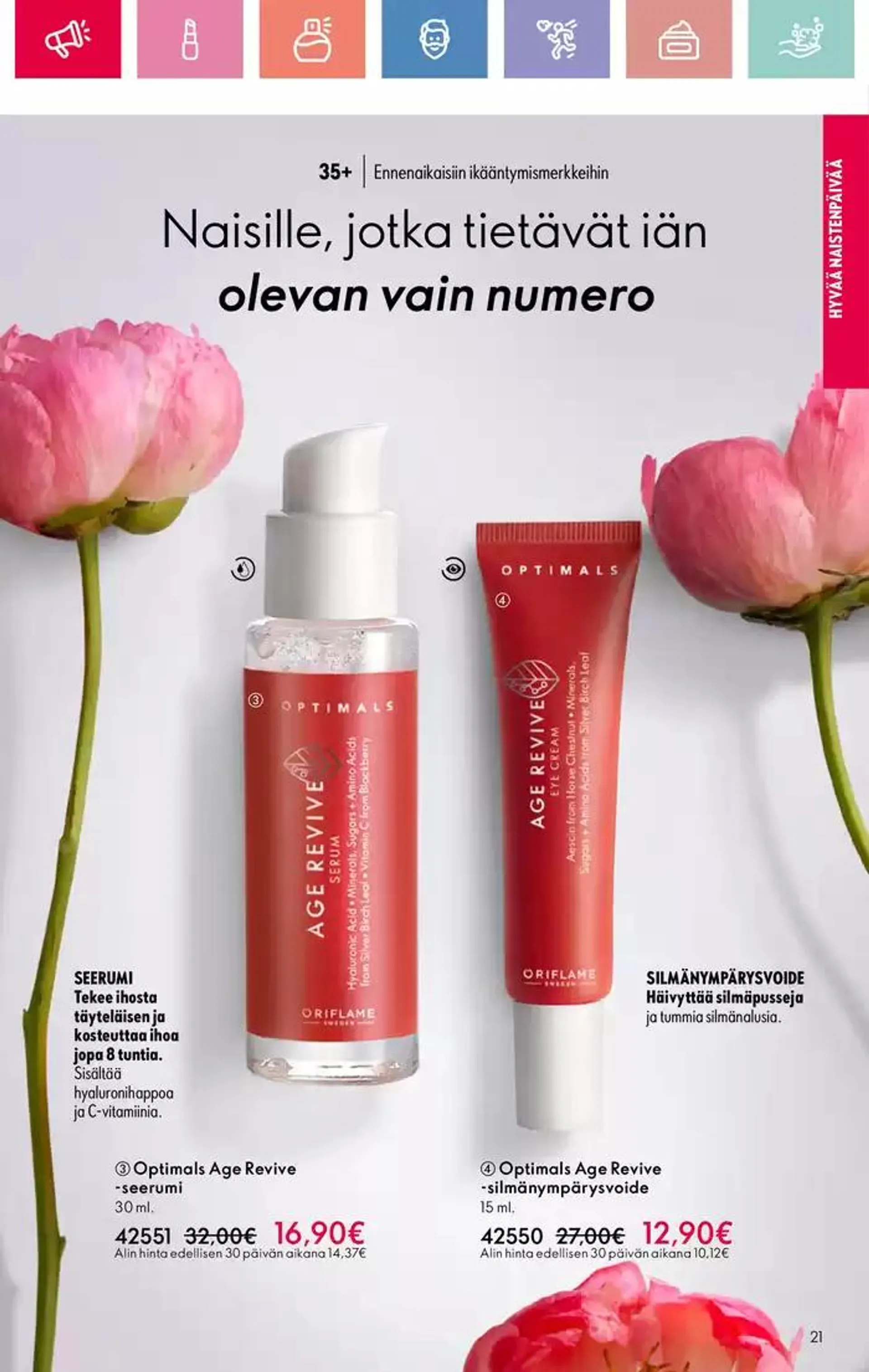 Oriflame tarjoukset voimassa alkaen 16. helmikuuta - 2. maaliskuuta 2025 - Tarjouslehti sivu 21