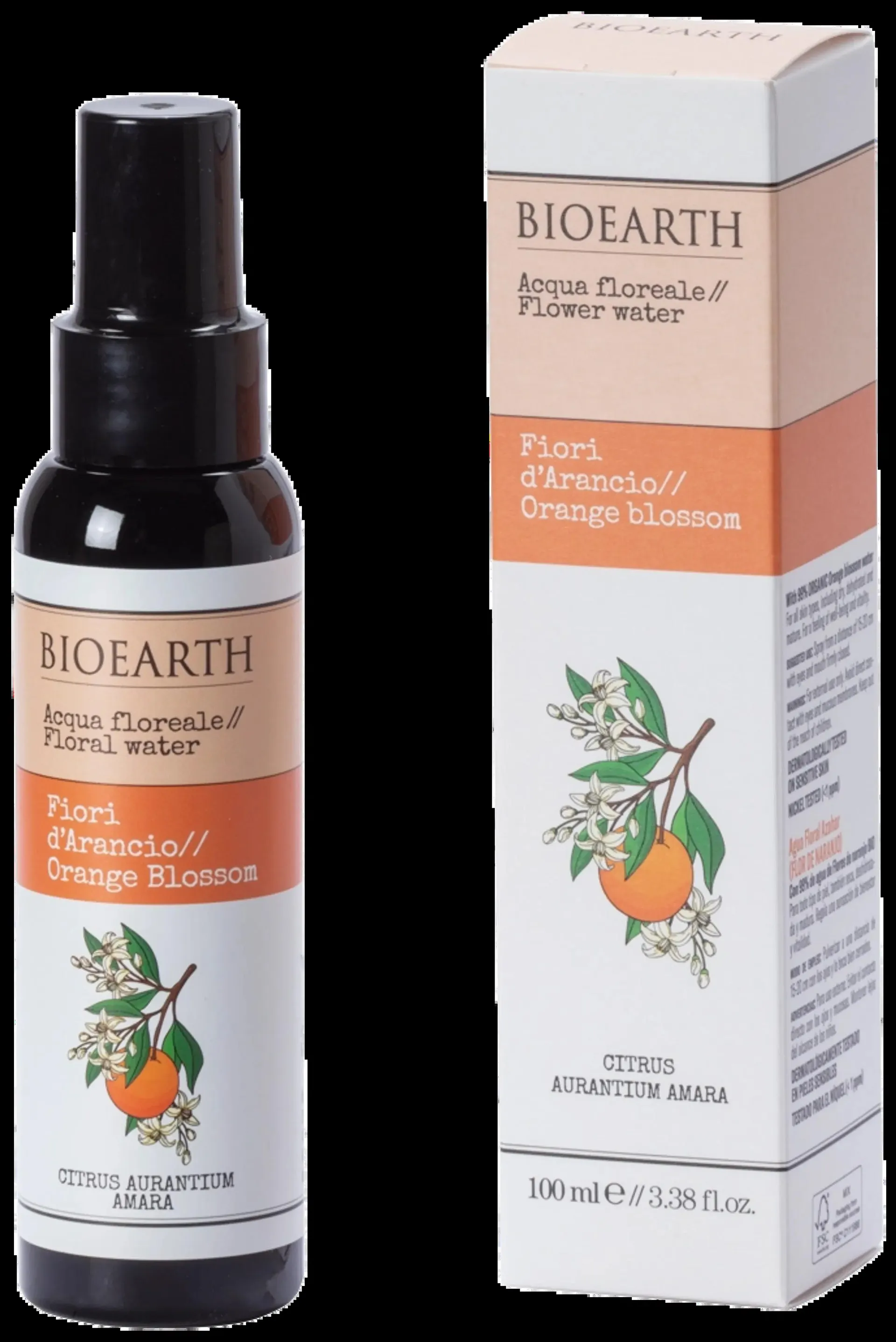 Bioearth The Herbalist Flower Water Orange Blossom 100ml