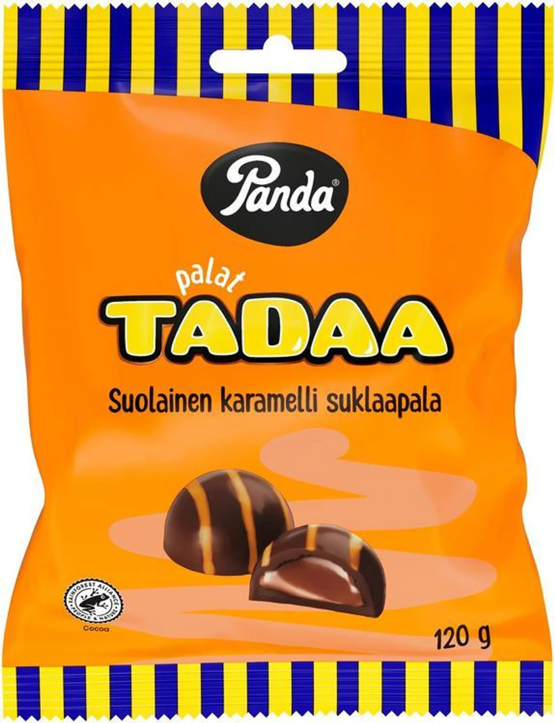 Panda Palat Tadaa suolainen karamelli suklaapala 120g