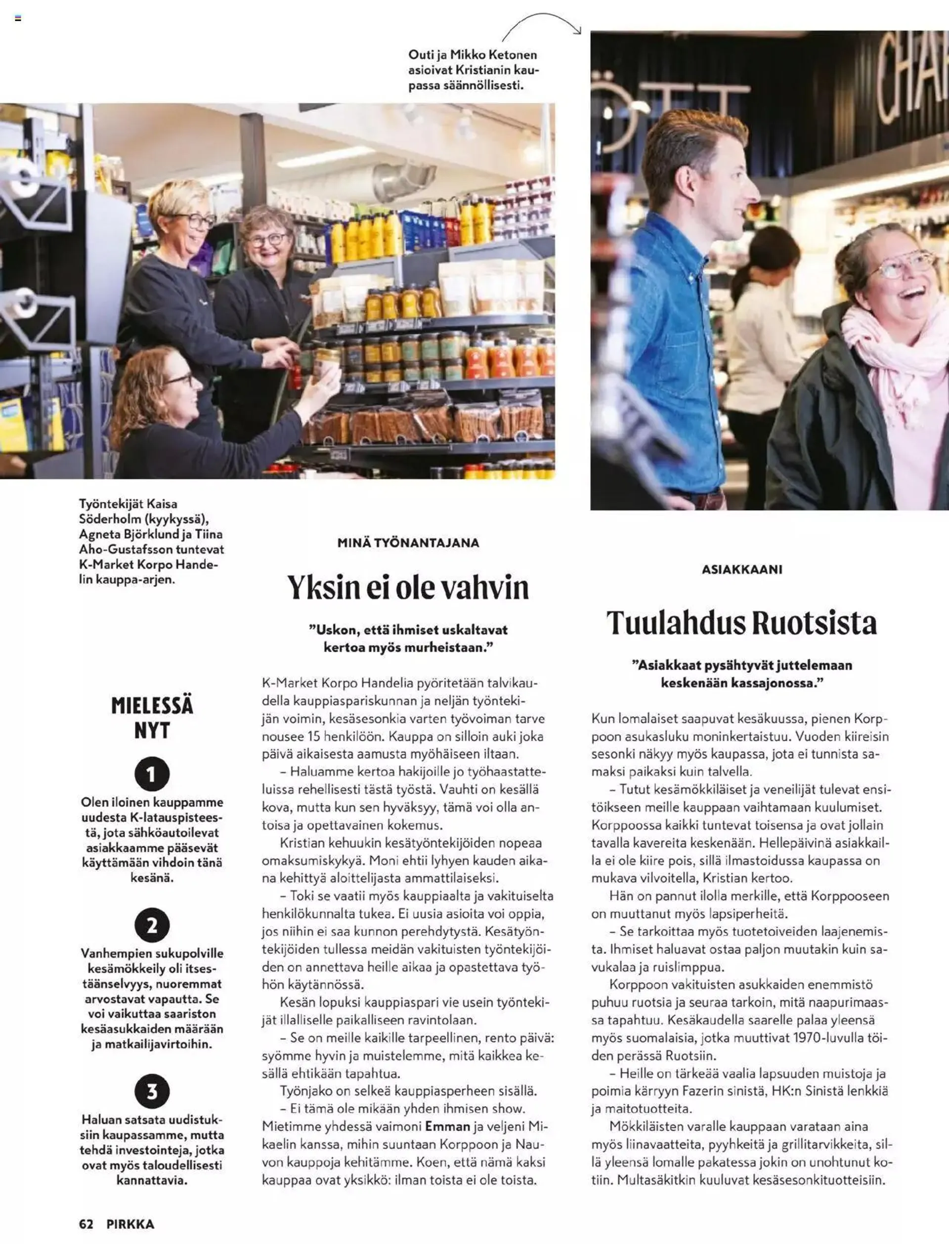 K-Market - Pirkka voimassa alkaen 5. kesäkuuta - 27. elokuuta 2024 - Tarjouslehti sivu 62