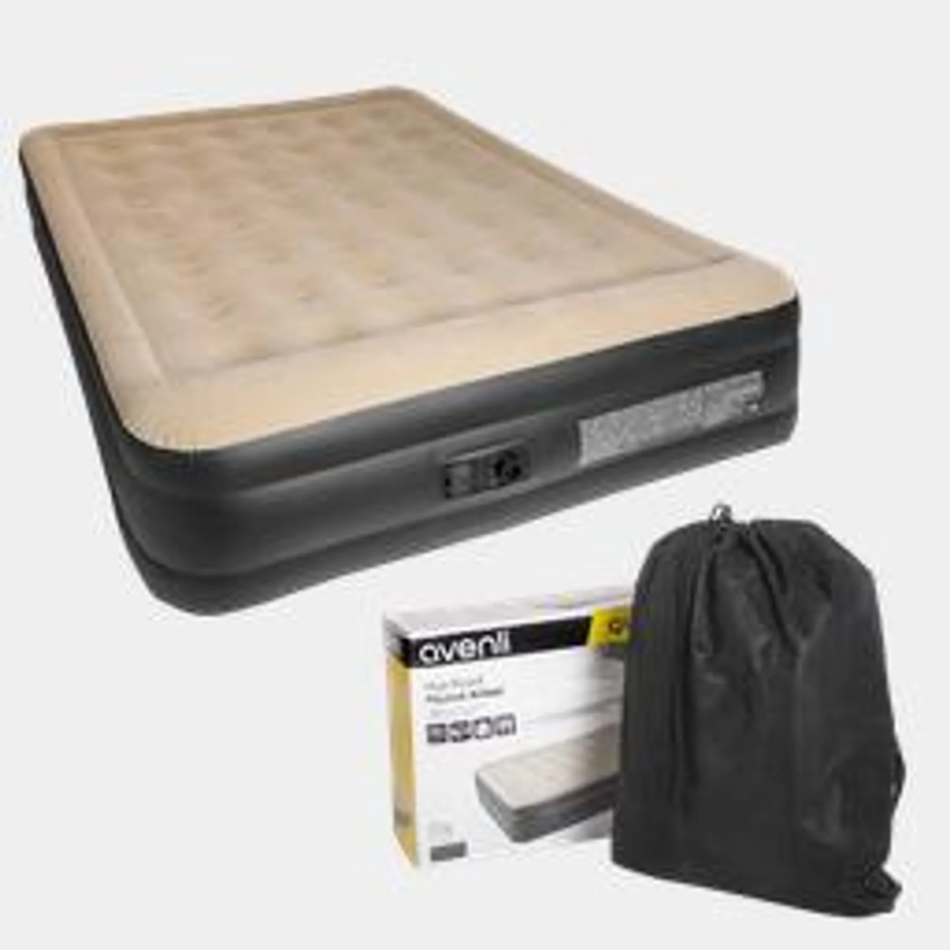 Queen size high raised air bed, ilmapatja