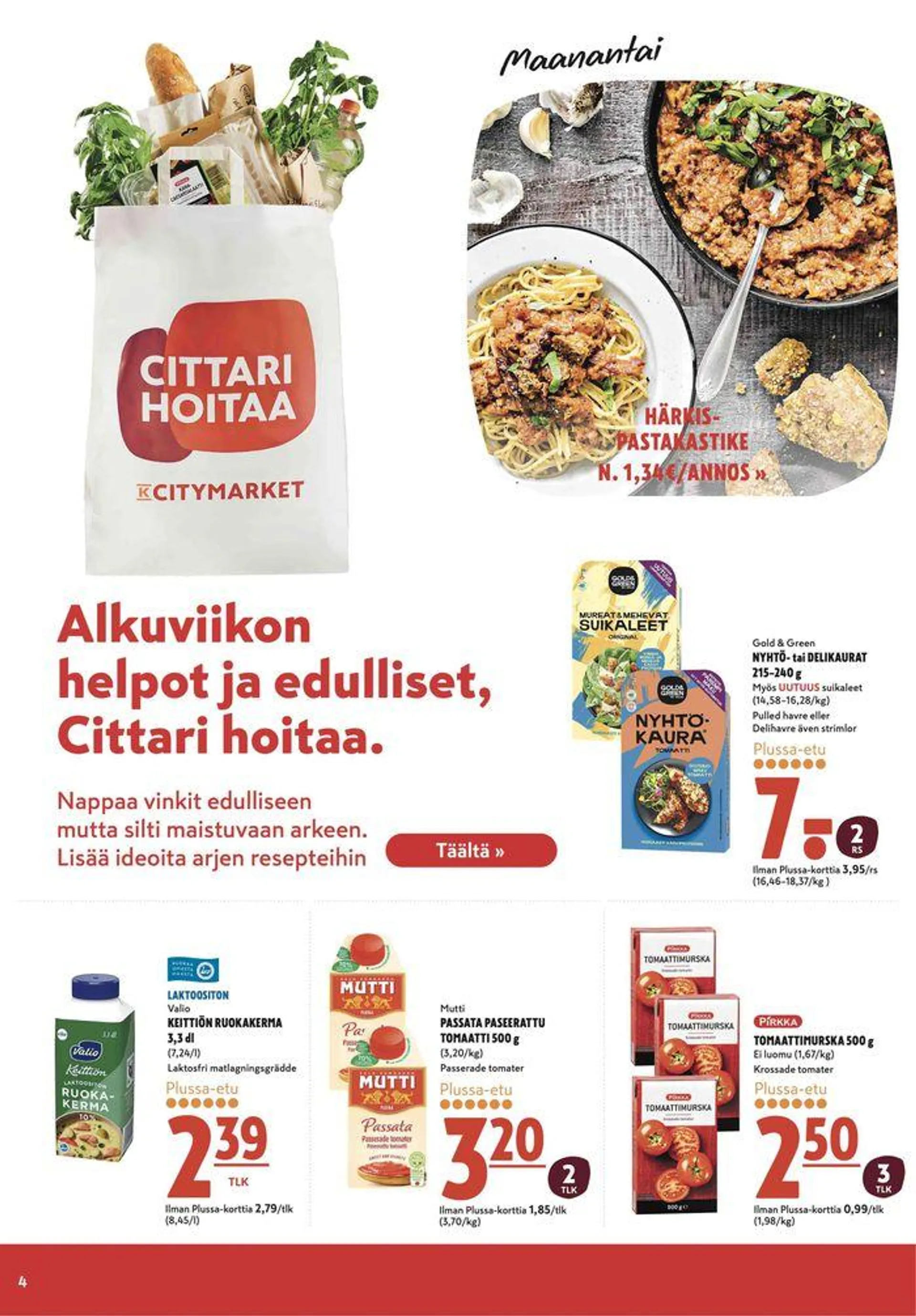 K-citymarket tarjoukset voimassa alkaen 23. syyskuuta - 7. lokakuuta 2024 - Tarjouslehti sivu 8