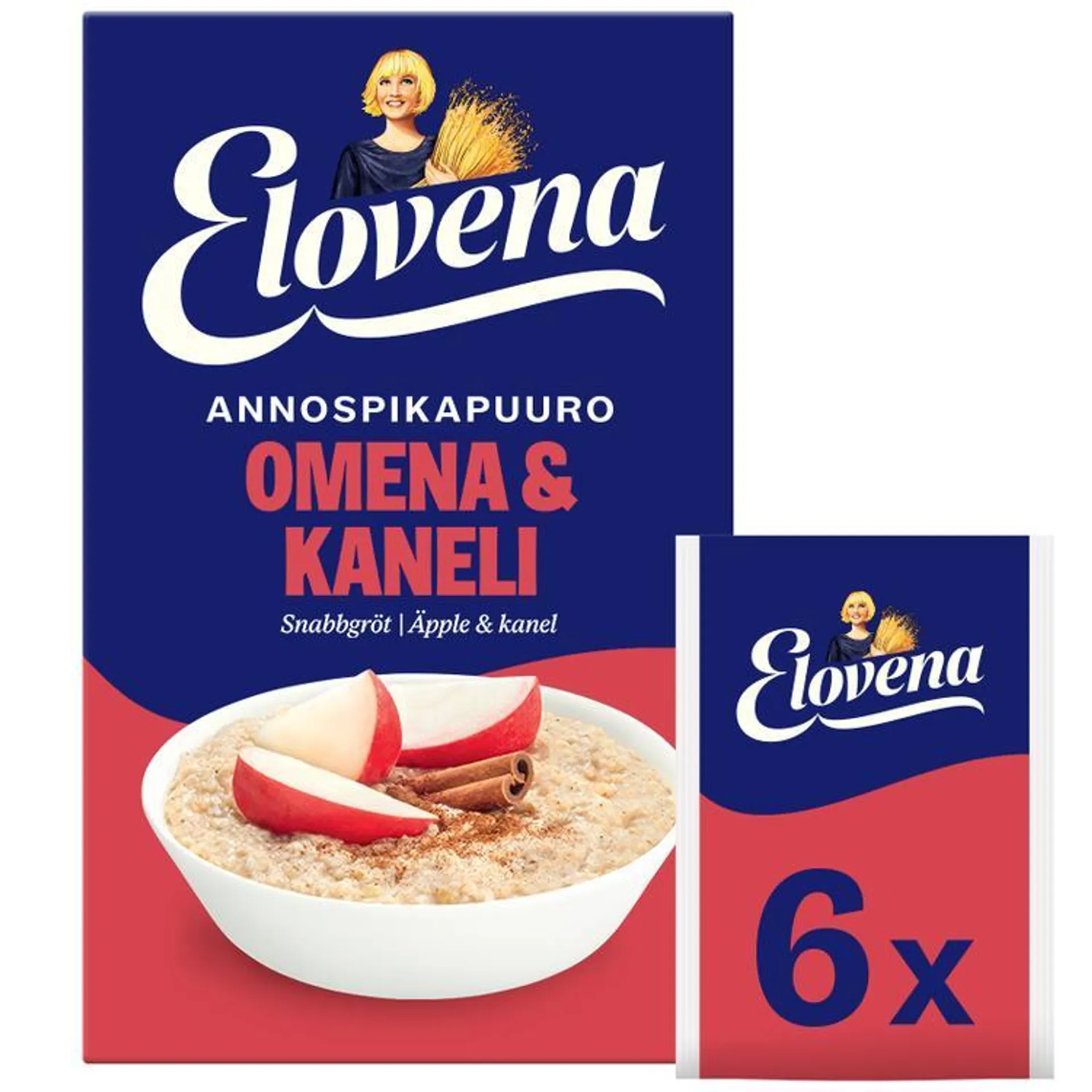 Elovena 210g omena & kaneli annospikapuuro