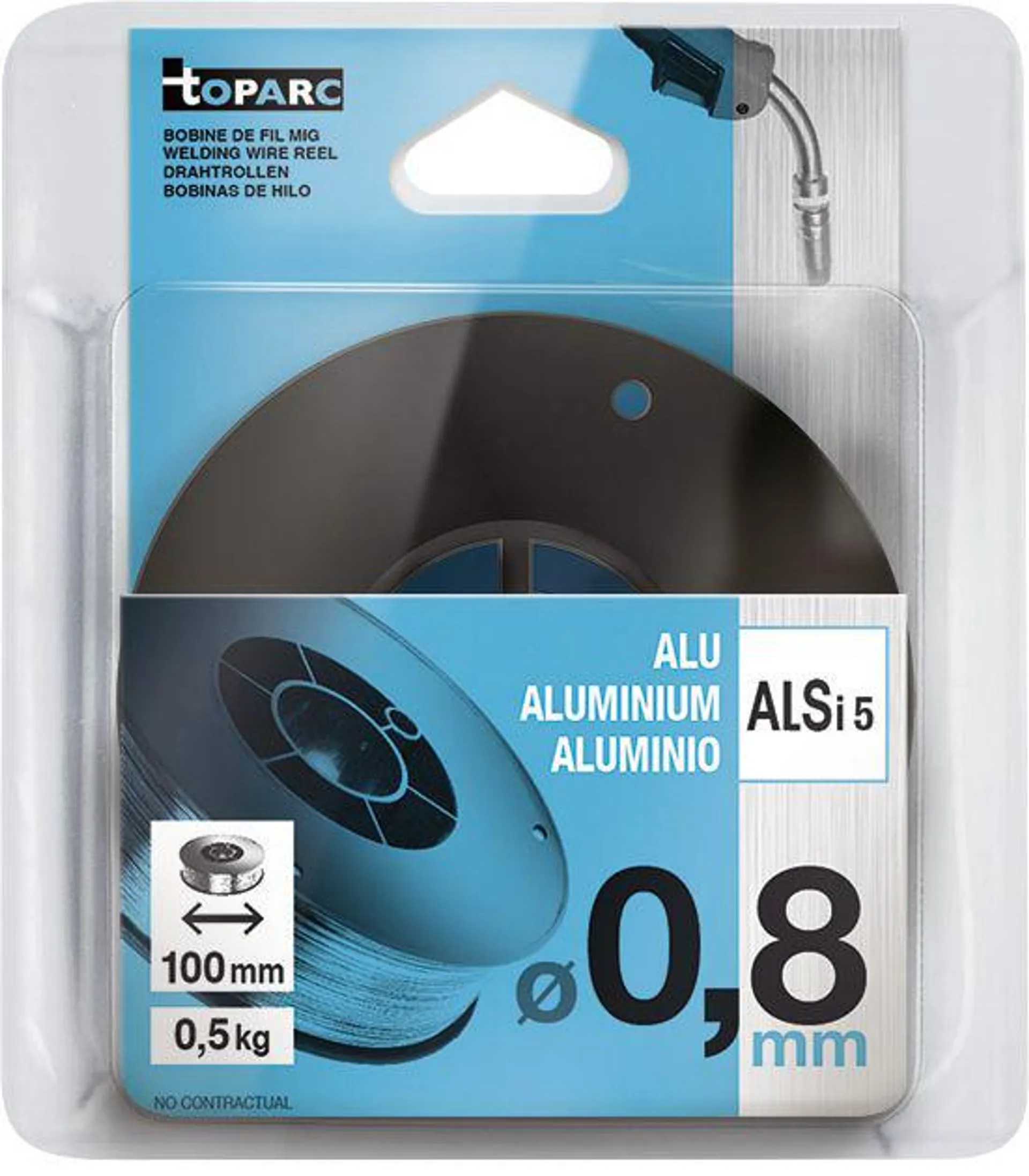 Hitsauslanka Toparc ⌀ 0,8 mm 0,5 kg