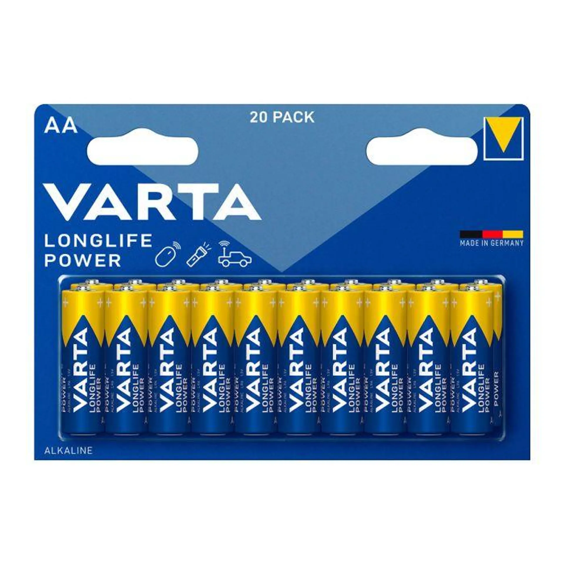 VARTA PARISTO LONGLIFE POWER AA 20 KPL