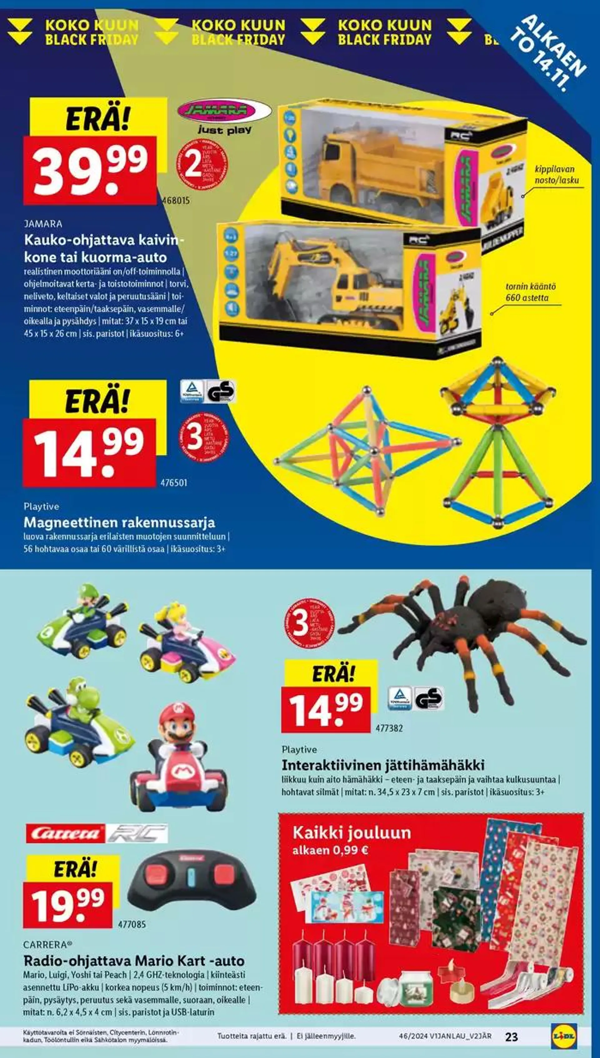 Houkuttelevia erikoistarjouksia kaikille voimassa alkaen 11. marraskuuta - 20. marraskuuta 2024 - Tarjouslehti sivu 25