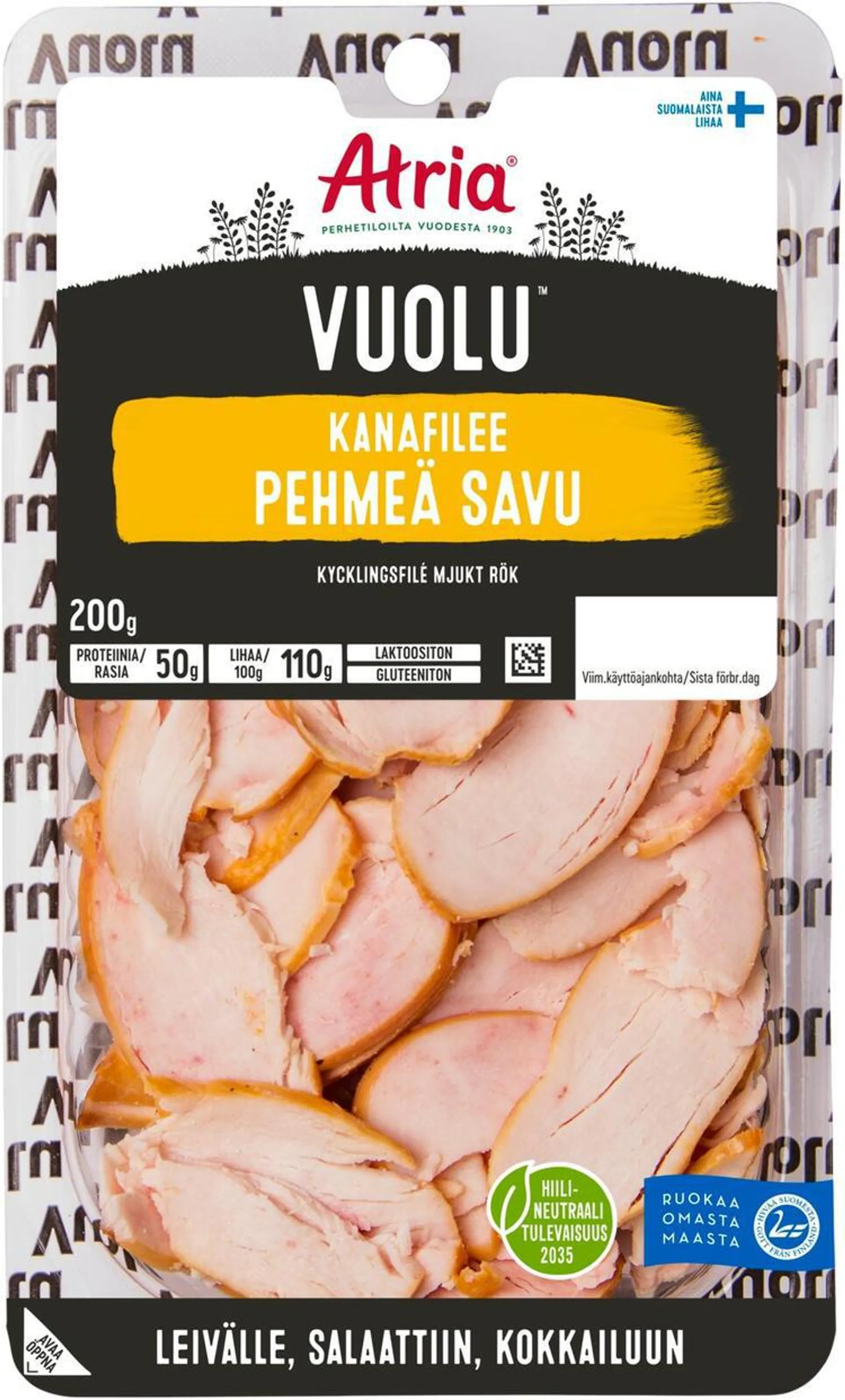 Atria Vuolu Kanafilee Pehmeä Savu 200g