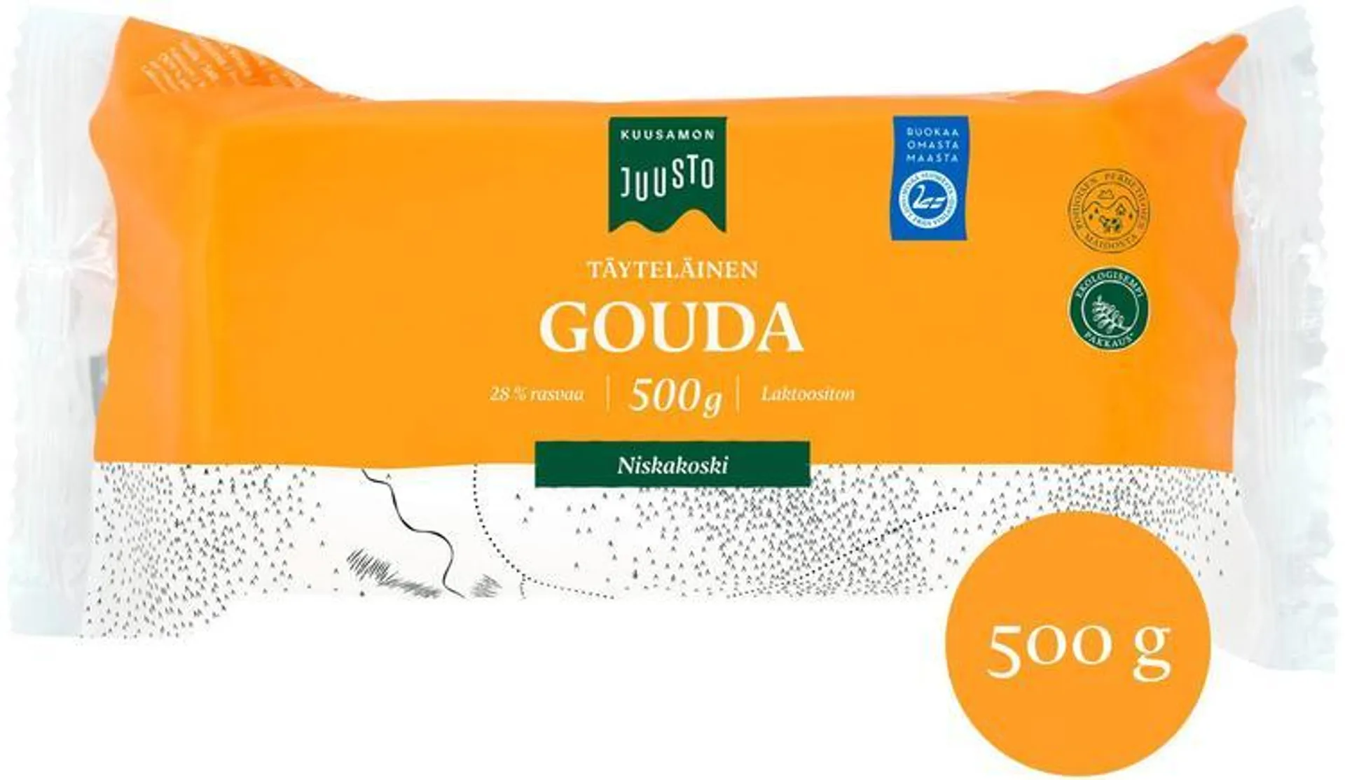 Kuusamon Juusto Gouda 500 g