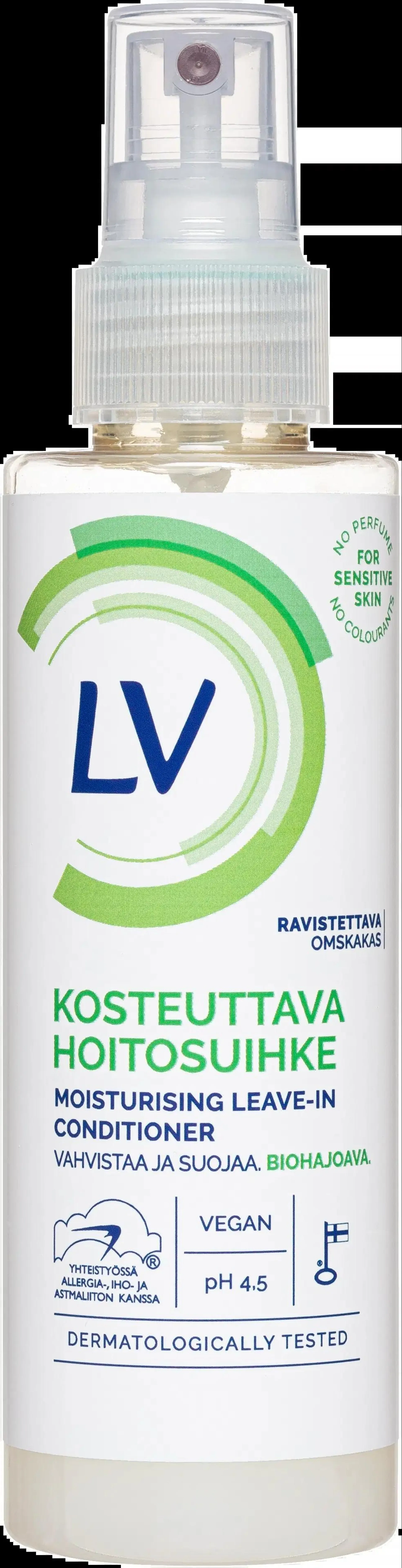 LV Kosteuttava, vahvistava ja biohajova hoitosuihke 150ml