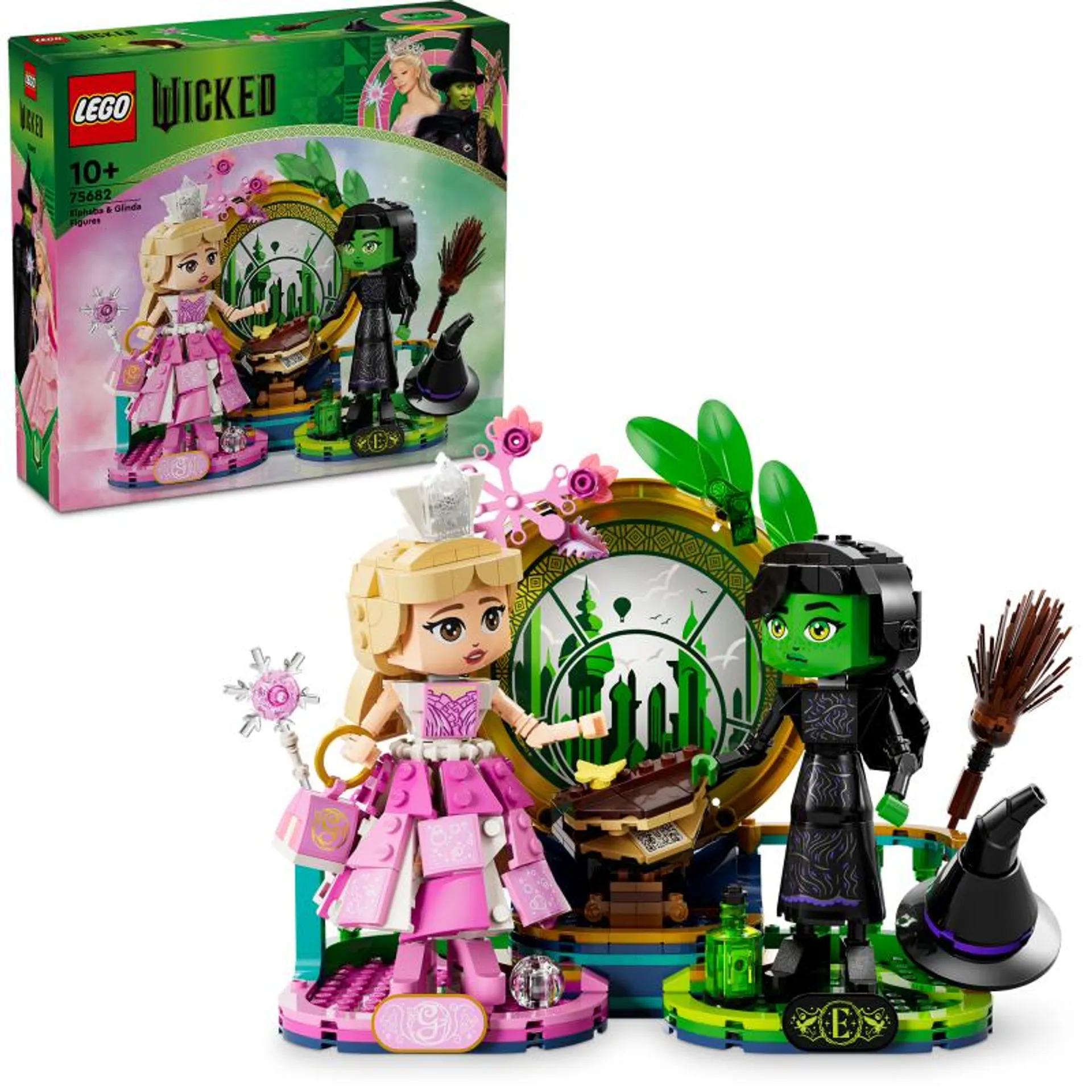 LEGO Wicked 75682 Elphaban ja Glindan hahmot