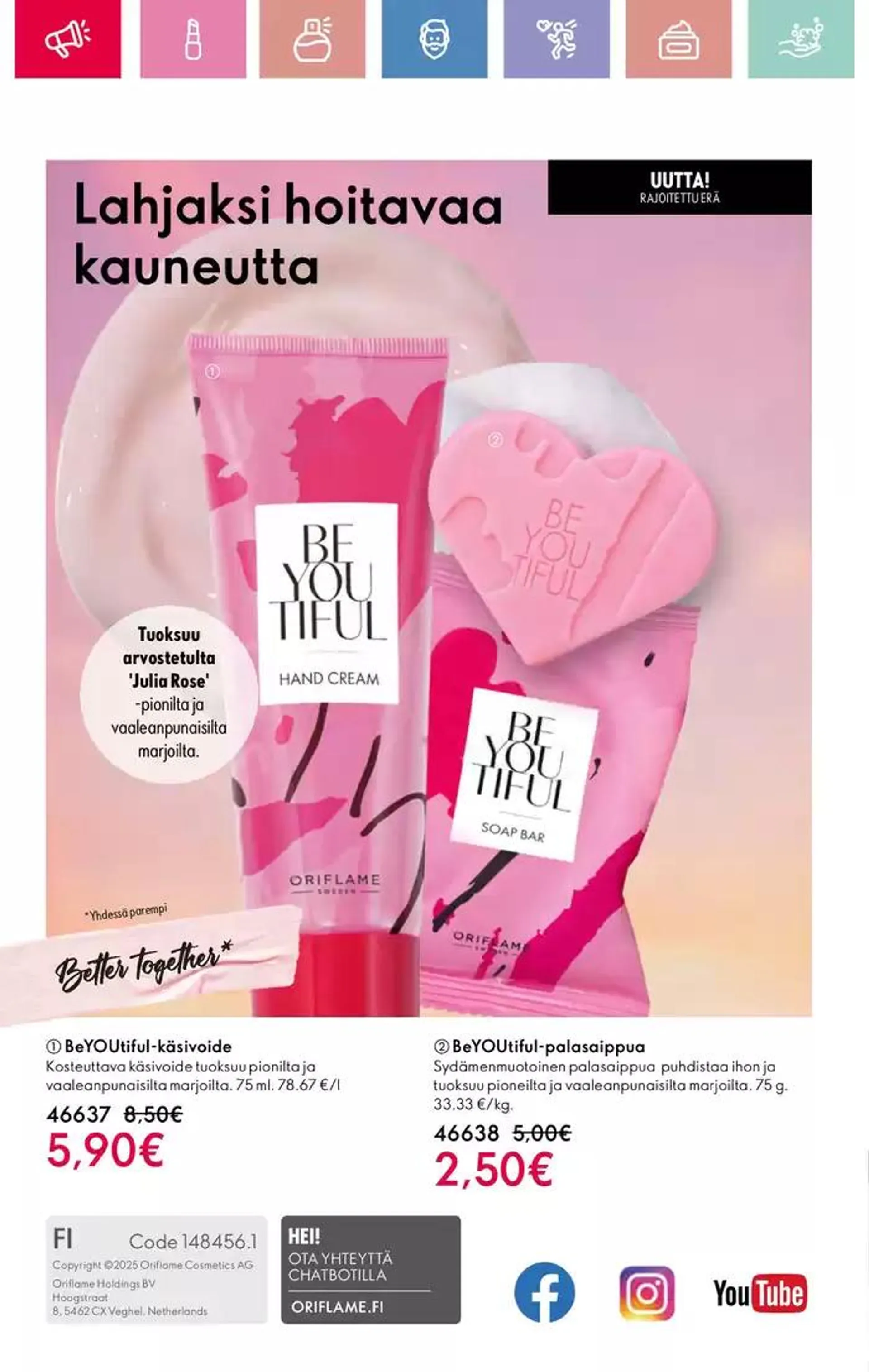 Oriflame tarjoukset voimassa alkaen 26. tammikuuta - 9. helmikuuta 2025 - Tarjouslehti sivu 164