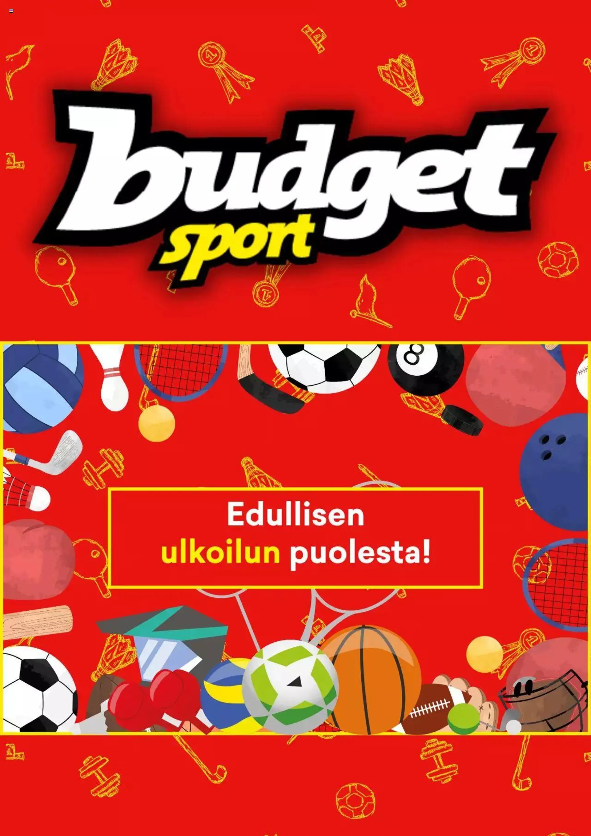 Budget Sport tarjoukset voimassa alkaen 3. huhtikuuta - 15. huhtikuuta 2024 - Tarjouslehti sivu 