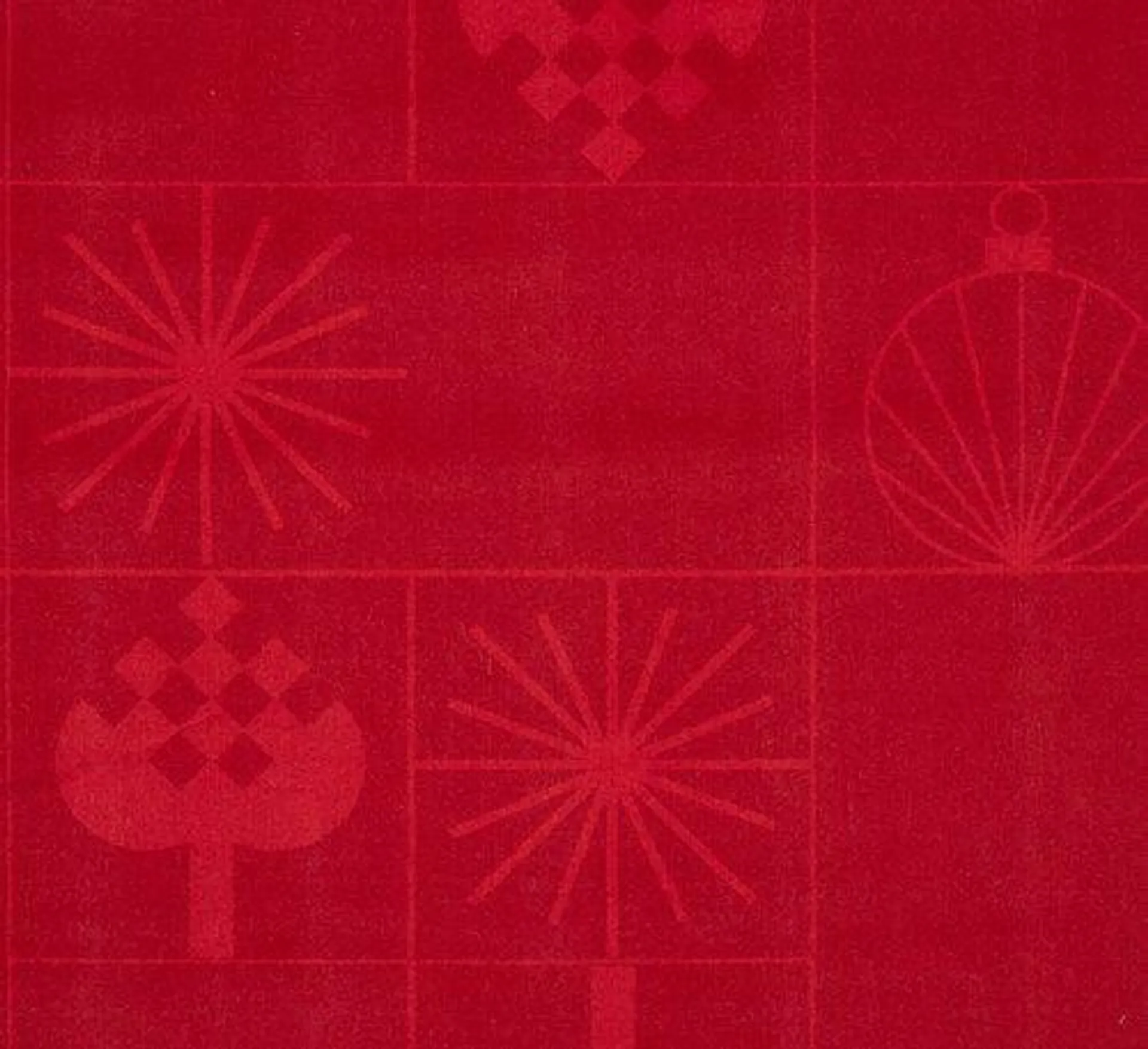 Coated tablecloth GULDSTEN 140 red