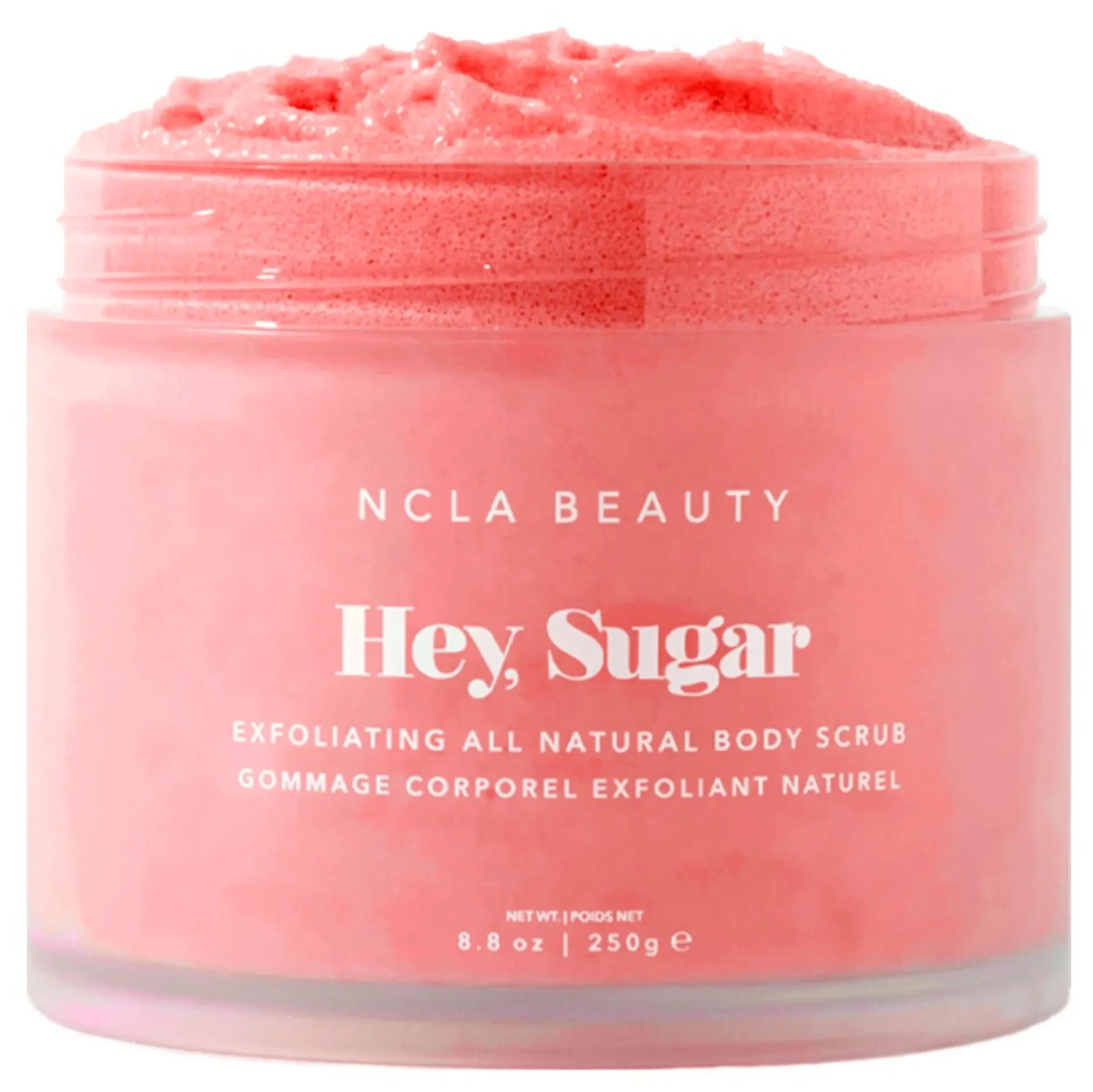 NCLA Beauty Hey, Sugar Pink Grapefruit Body Scrub vartalokuorinta 250 g