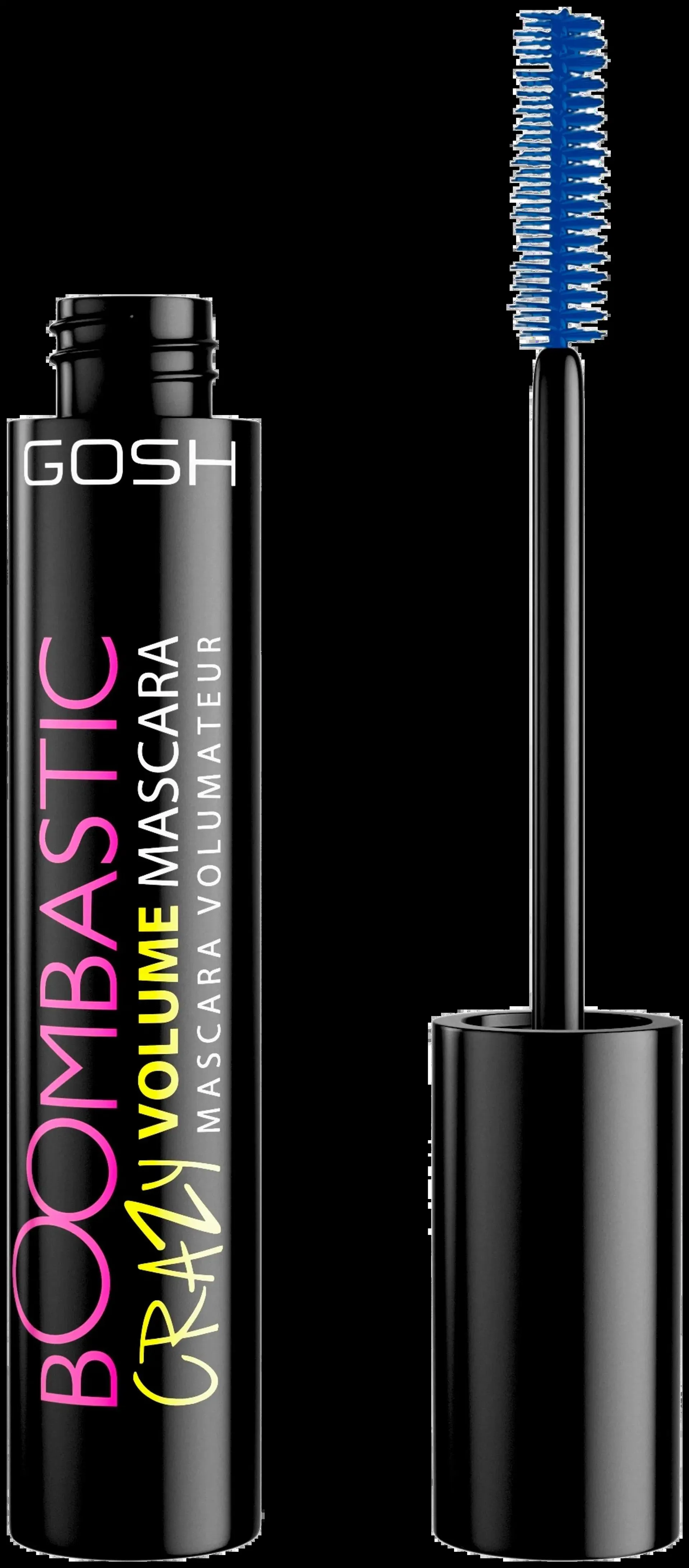 Gosh Boombastic Crazy Mascara 002 Crazy Blue -ripsiväri 13ml