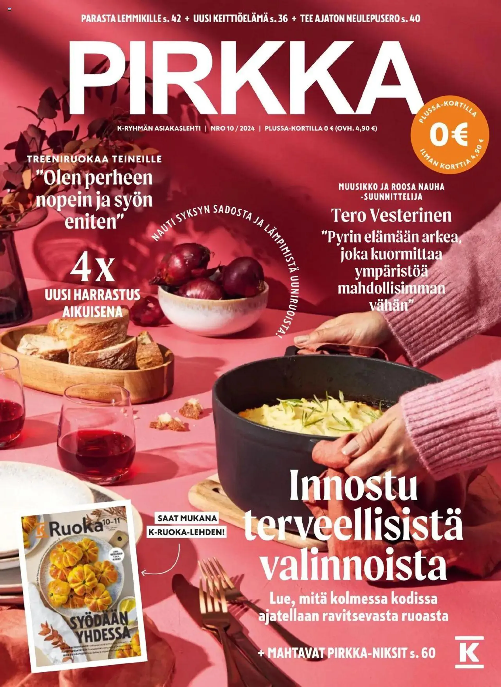 K-Supermarket - Pirkka voimassa alkaen 25. syyskuuta - 26. marraskuuta 2024 - Tarjouslehti sivu 1