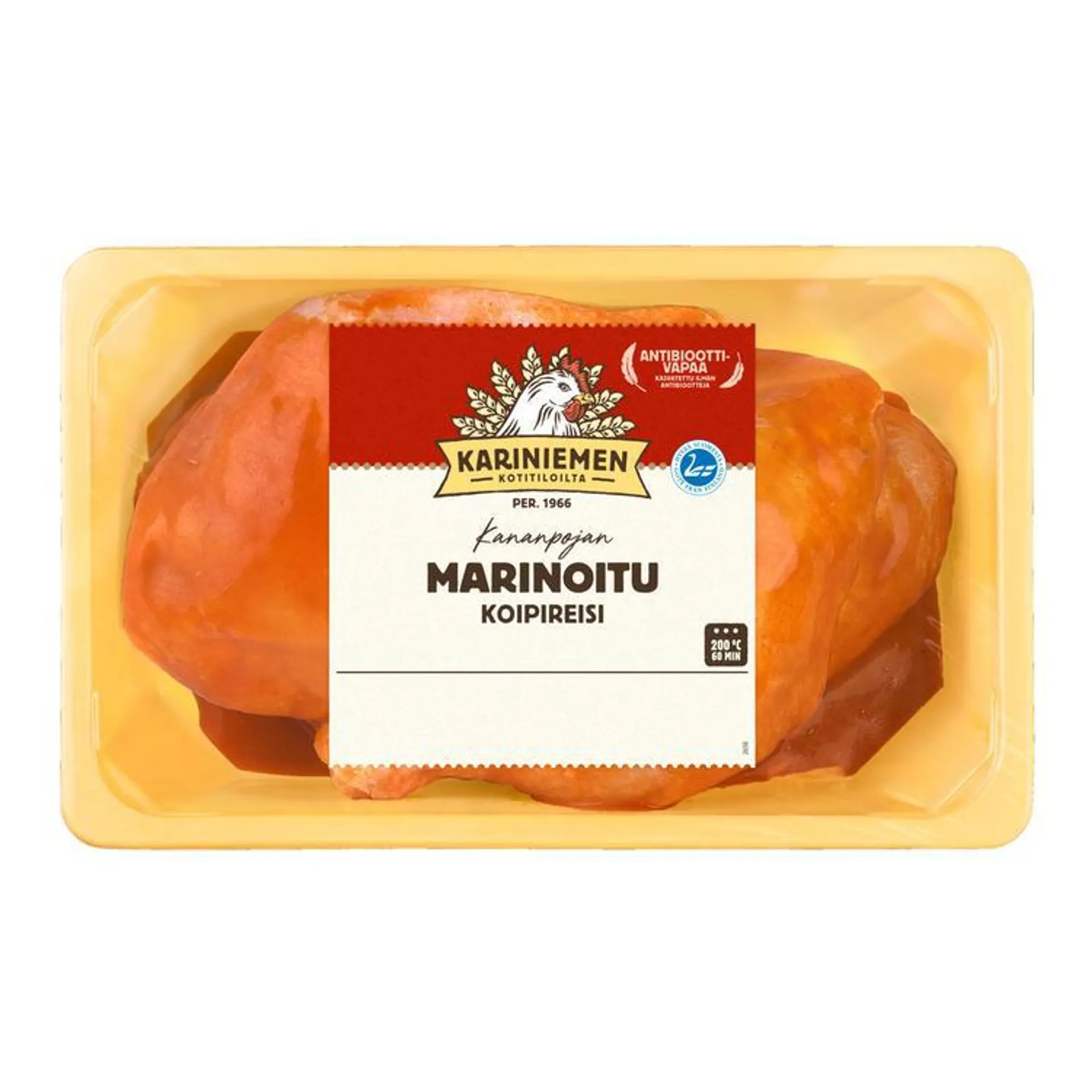 Kariniemen Kananpojan koipireisi marinoitu n. 1,2 kg