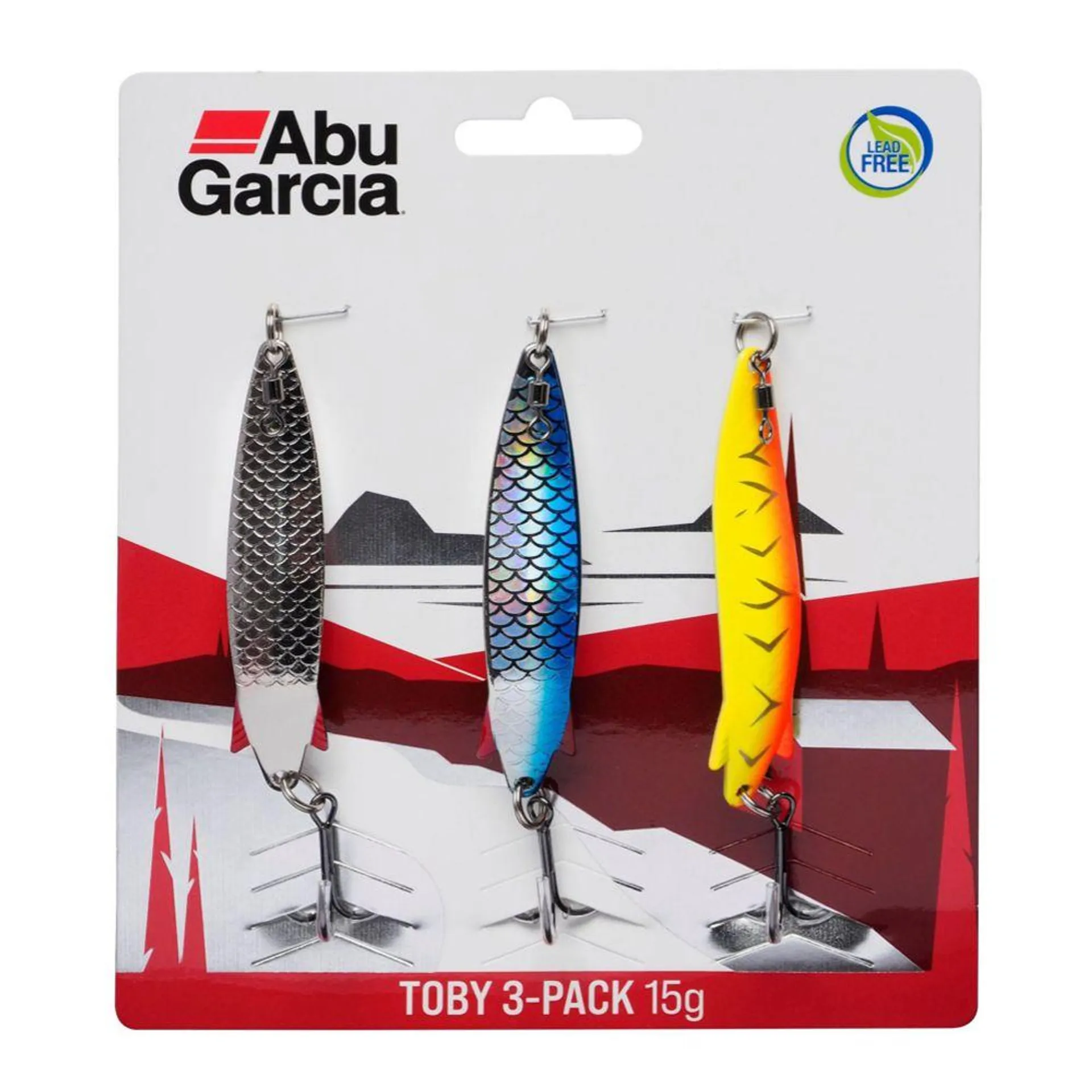 Abu Garcia Toby lusikkauistin 20 g LF 3kpl