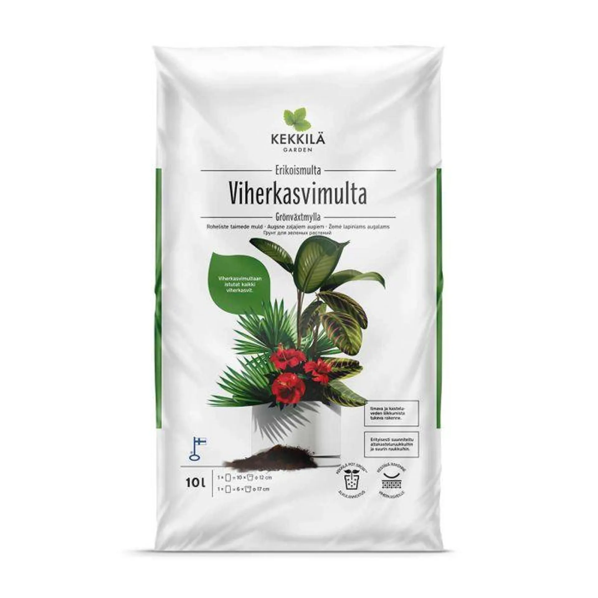 KEKKILÄ VIHERKASVIMULTA 10L 10 L