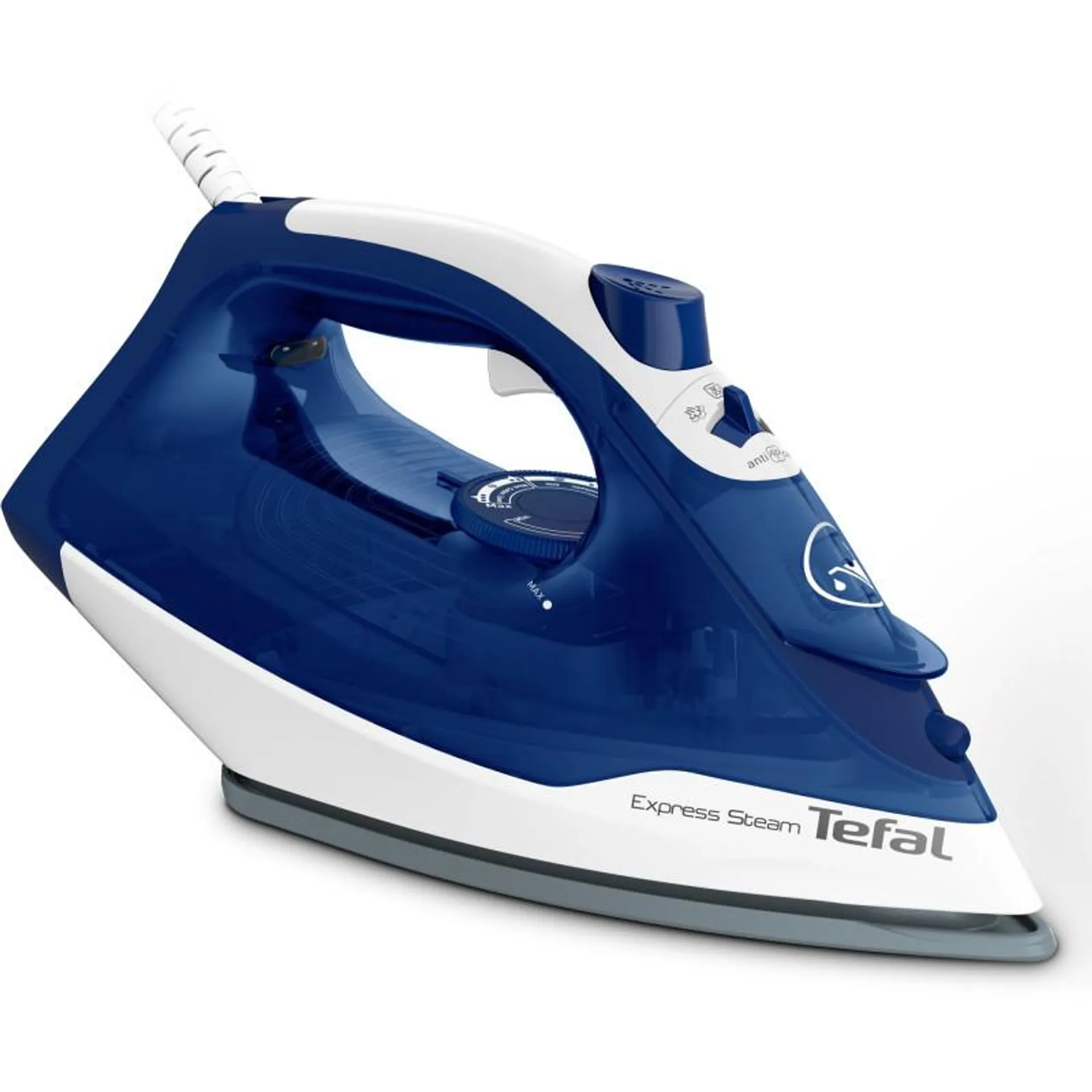 Höyrysilitysrauta Tefal FV2838E0, sininen