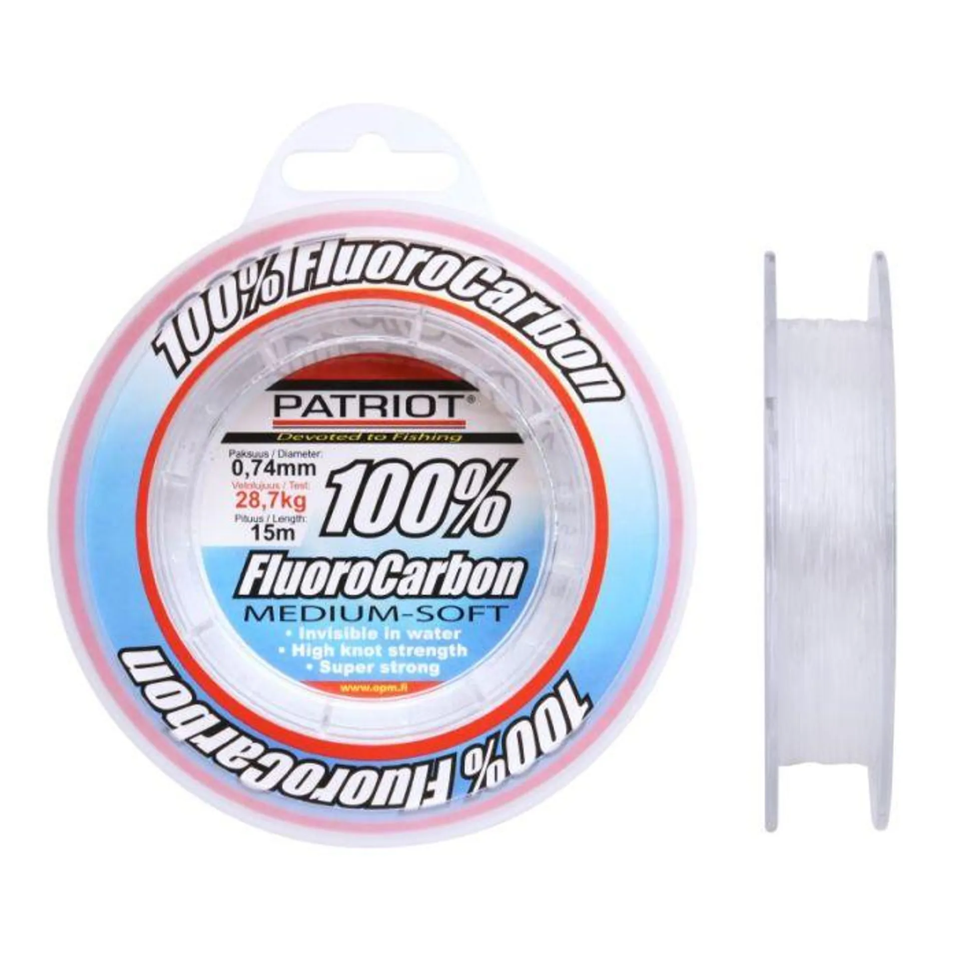 Medium-Soft 100 % Fluorocarbon 20m 0,60mm 21,6kg