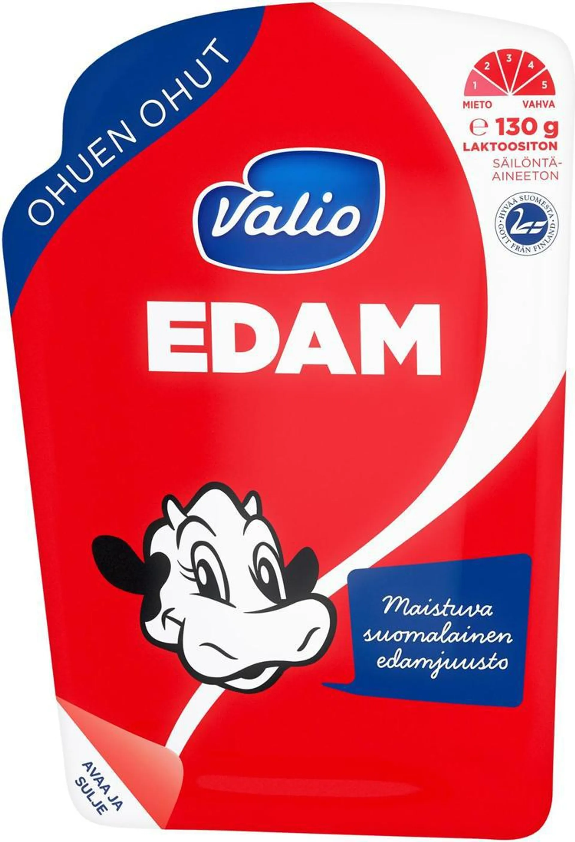 Valio Edam ohuen ohut e130 g viipale