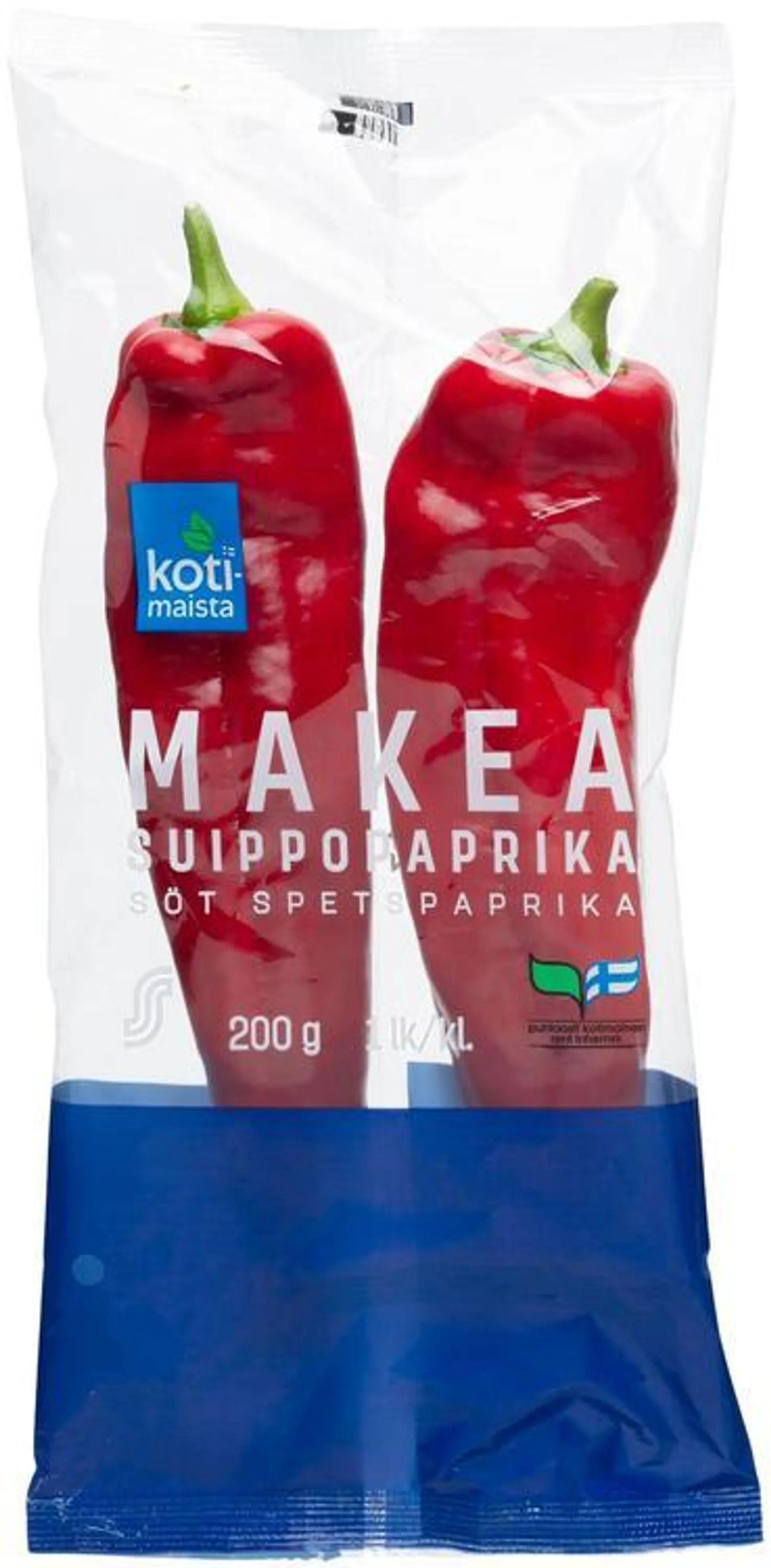 Kotimaista suippopaprika 200 g