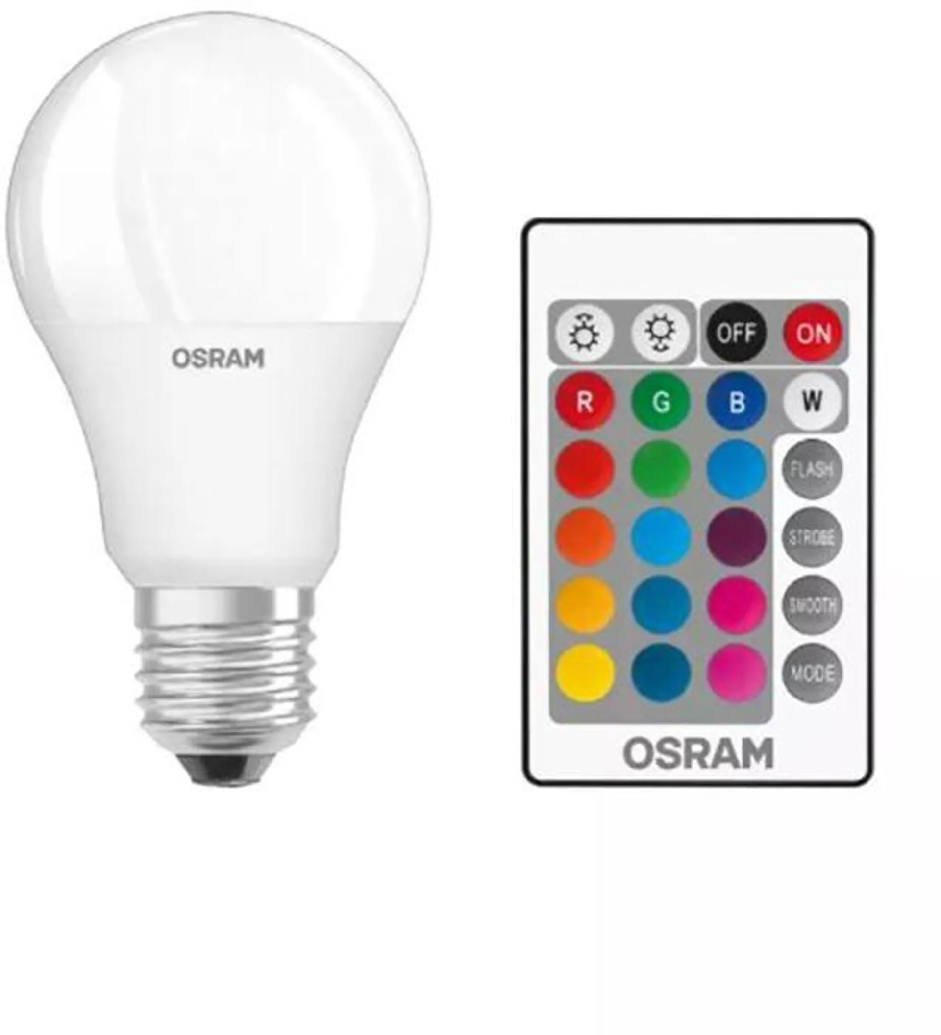 LED-lamppu Osram RGBW E27 9 W 2700 K