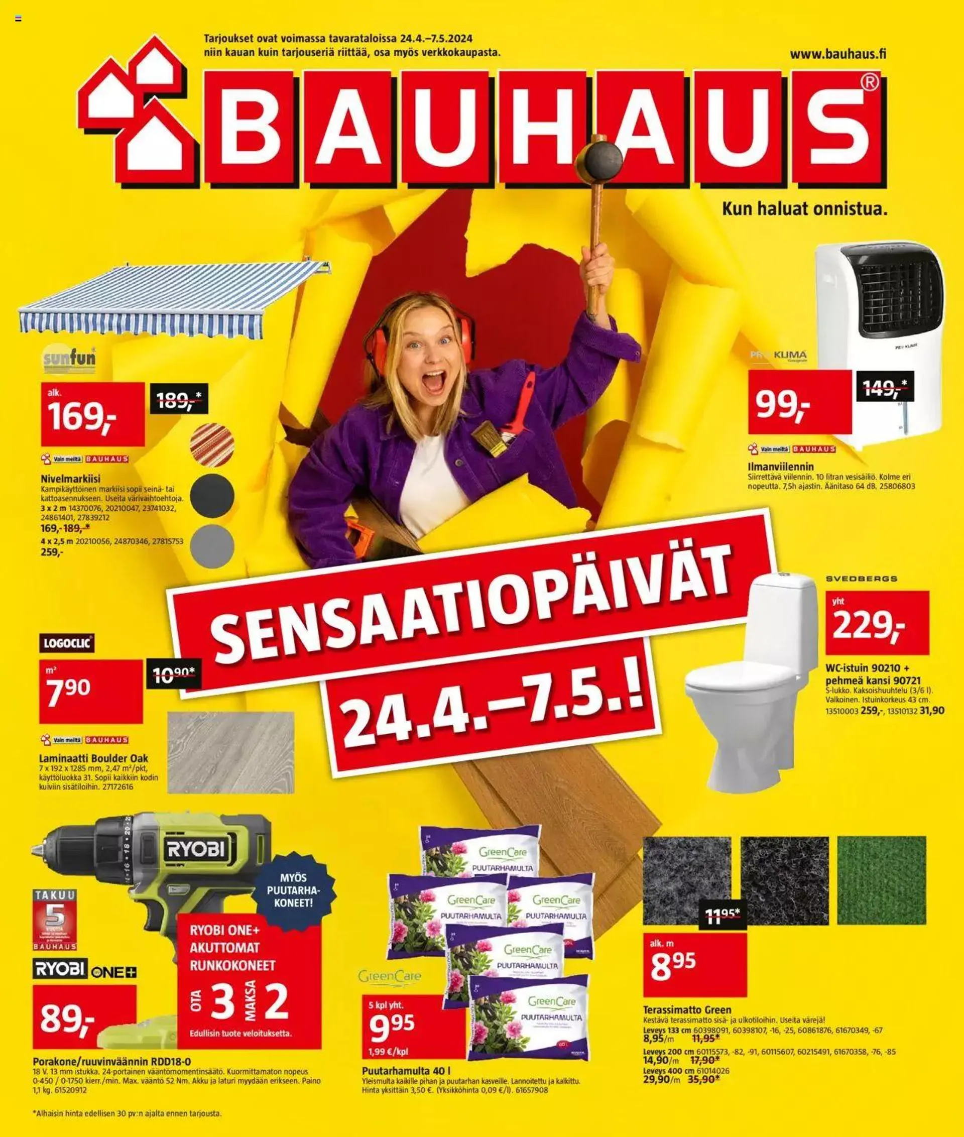 Bauhaus tarjoukset - 0