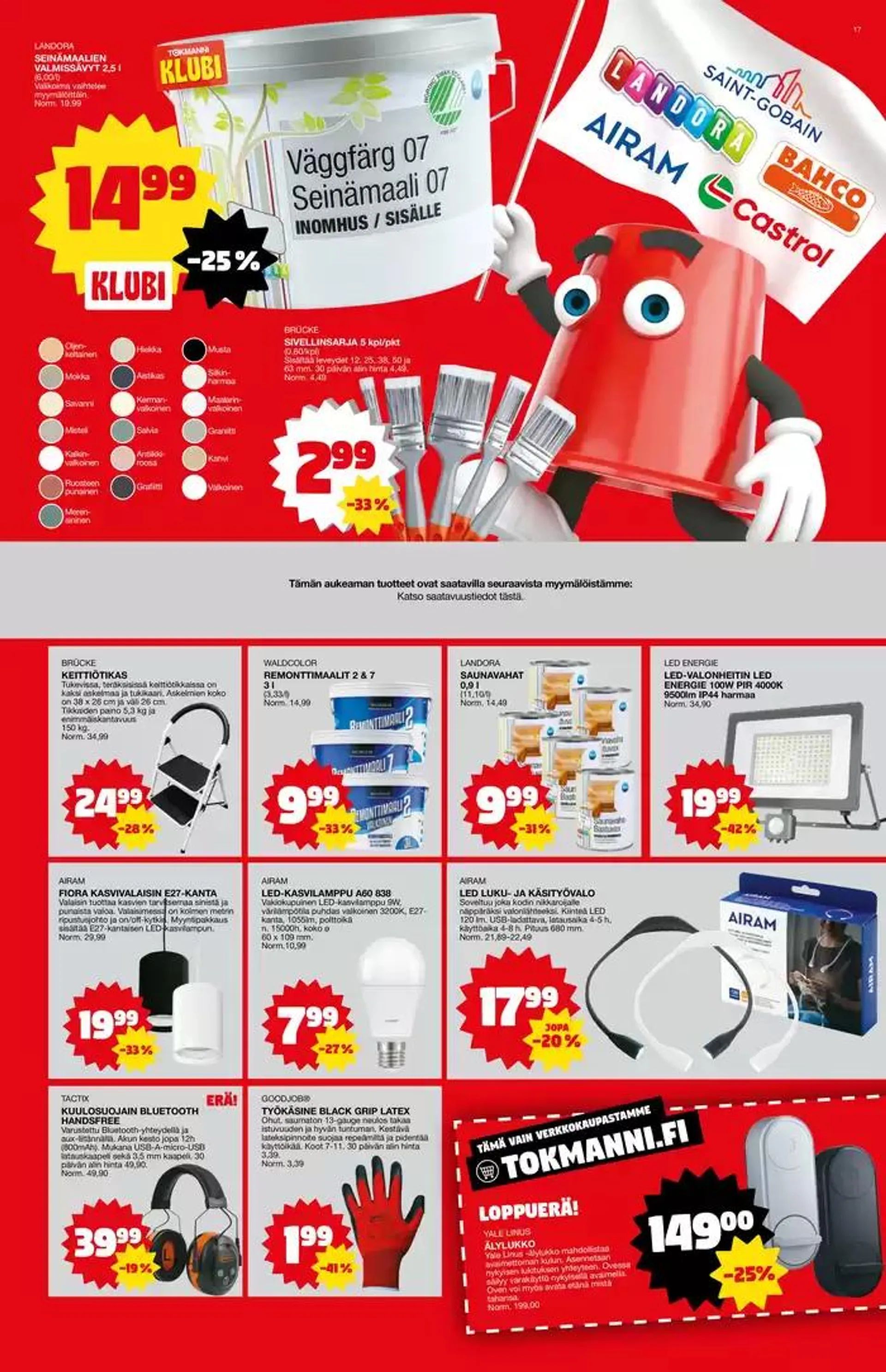 Tarjoussanomat voimassa alkaen 27. tammikuuta - 10. helmikuuta 2025 - Tarjouslehti sivu 17